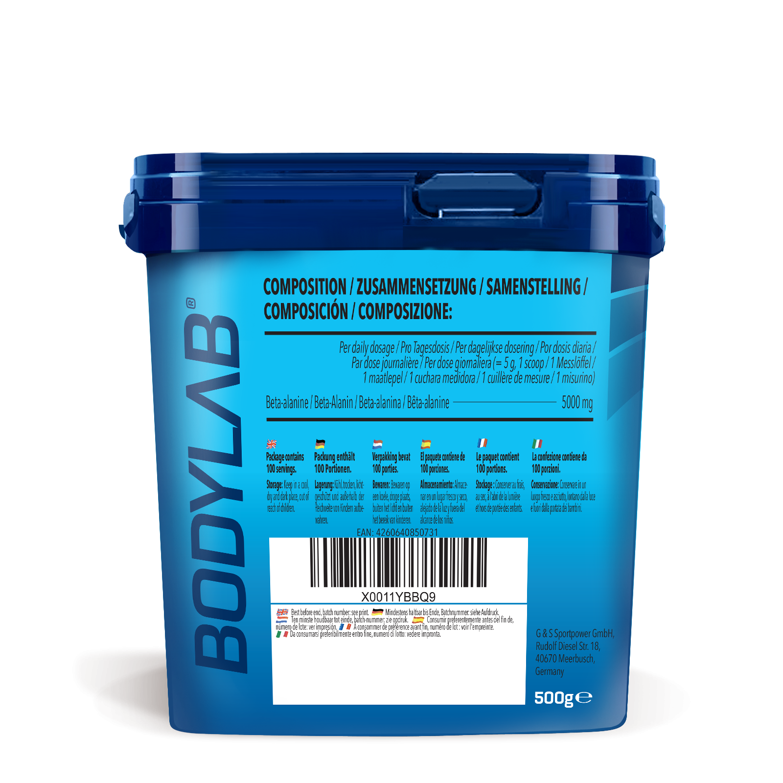 2 x Beta-Alanine (je 500g)