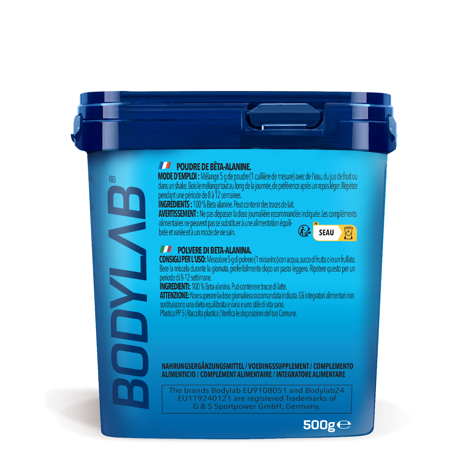 2 x Beta-Alanine (je 500g)