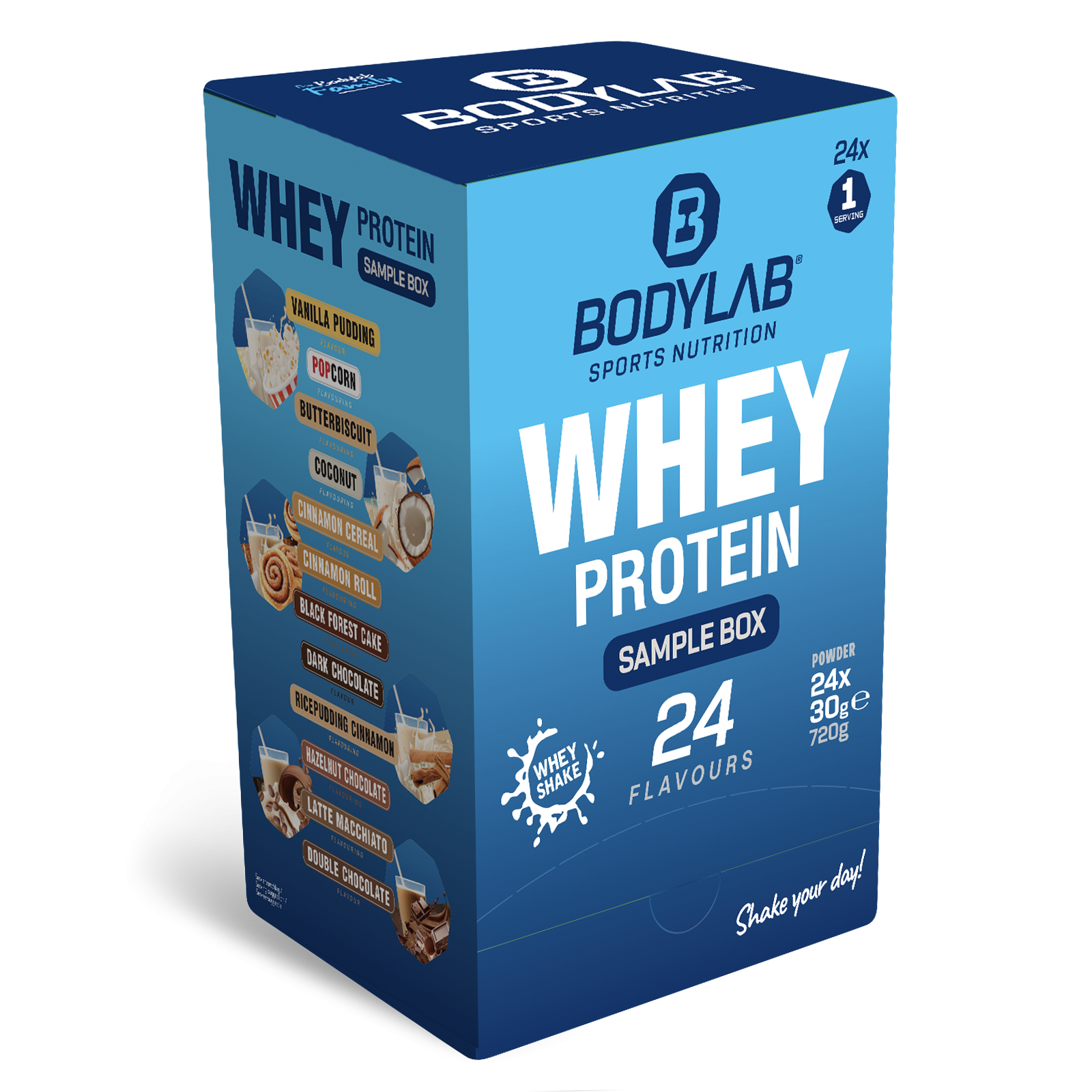 BODYLAB Whey Protein Probierbox (24x30g)