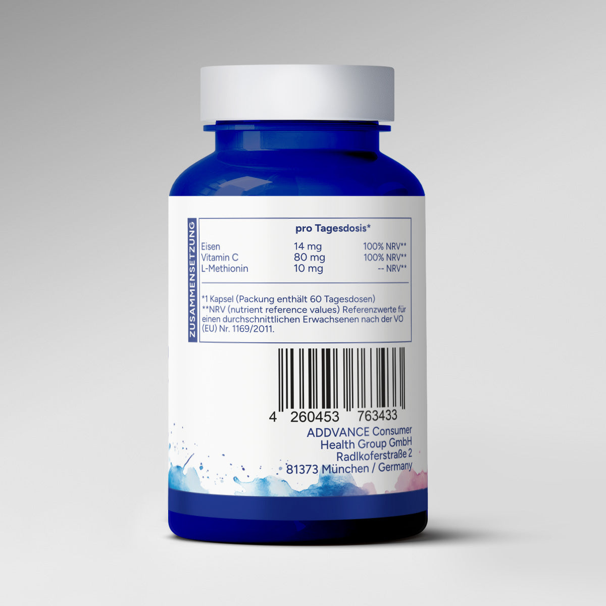 Eisen + Vitamin C (60 Kapseln)