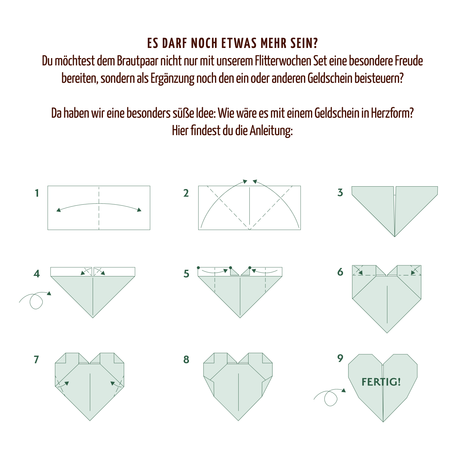 Traumhafte Flitterwochen Set