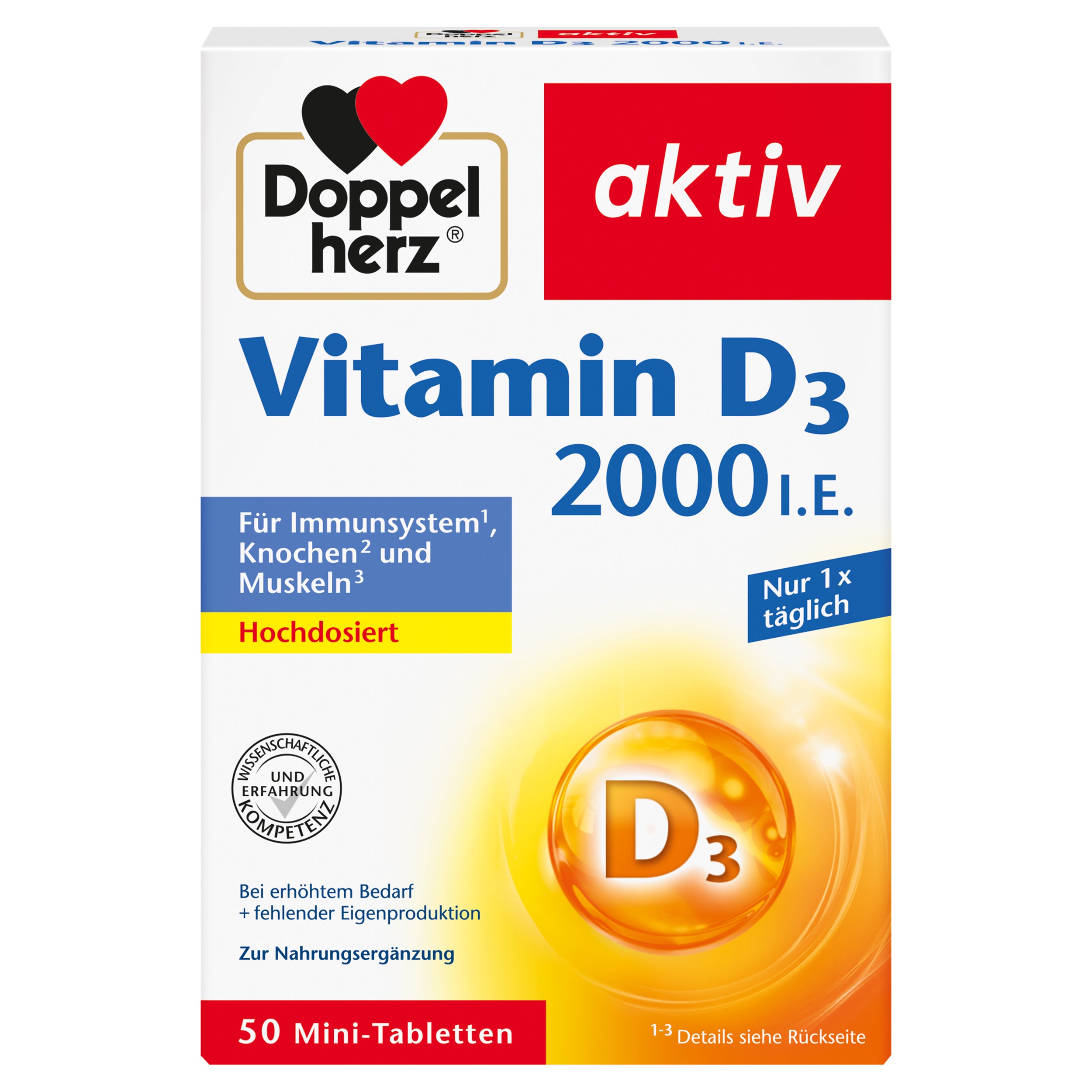 Vitamin D 2000 I.E. (50 Mini-Tabletten)