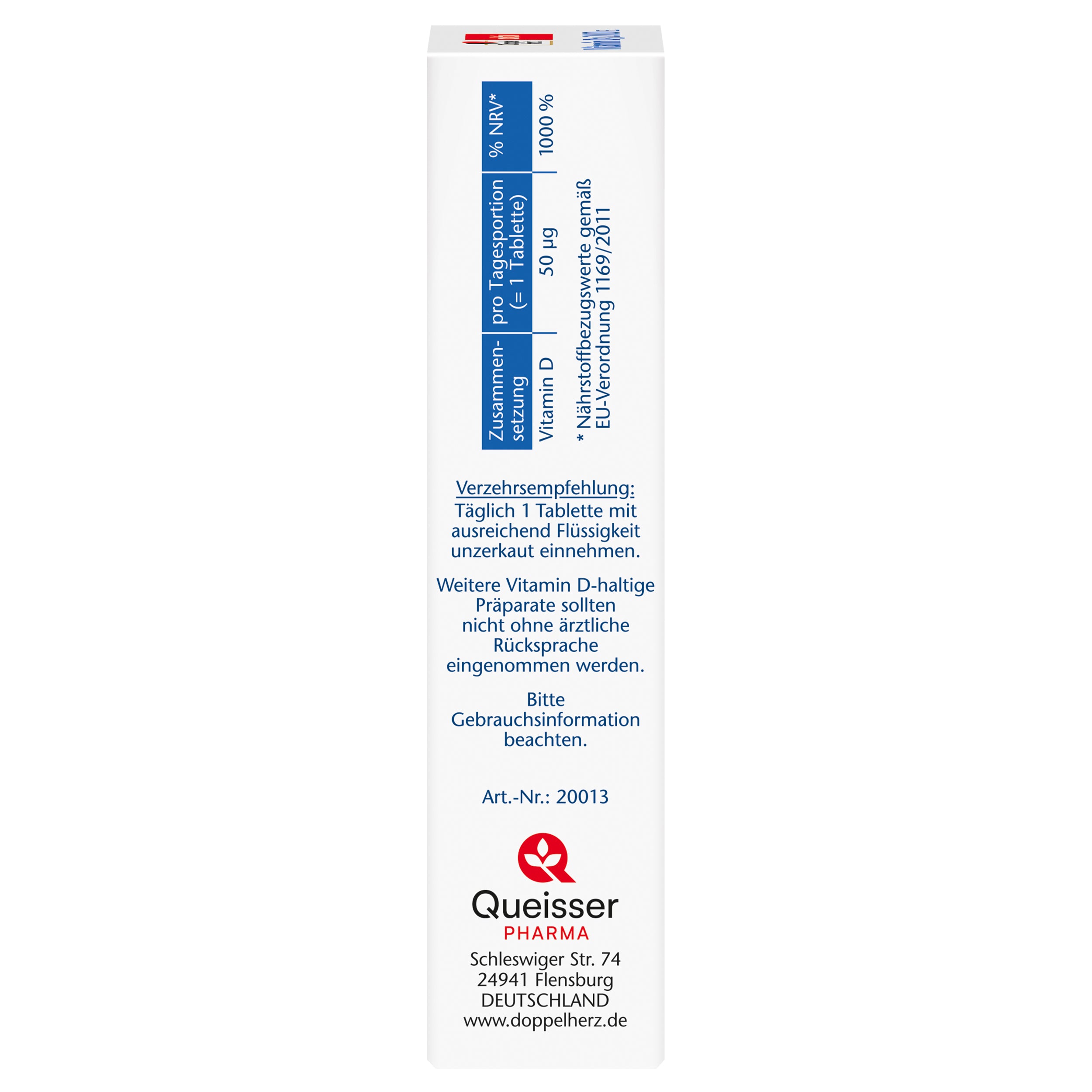 Vitamin D 2000 I.E. (50 Mini-Tabletten)