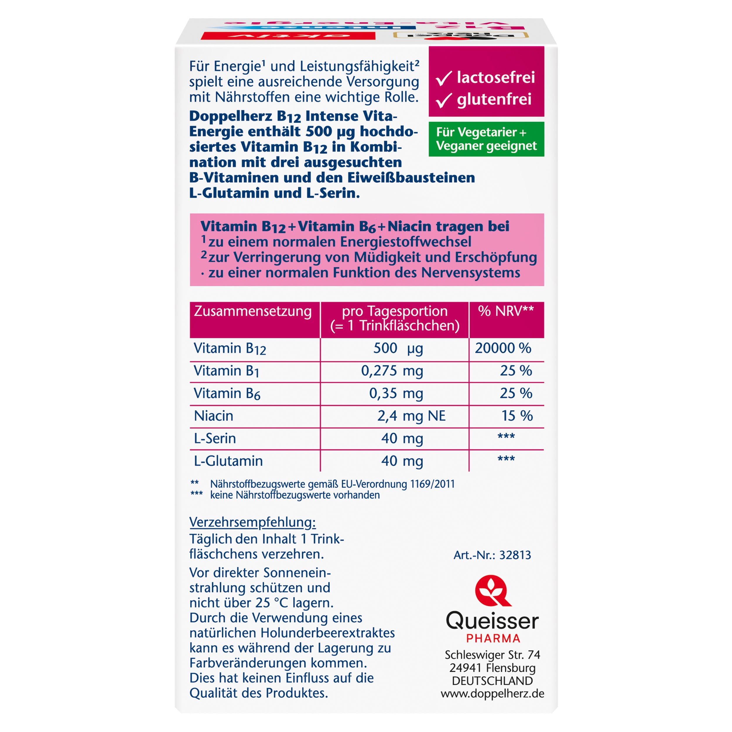 B12 Intense Vita-Energie Trinkampullen (18x10ml)