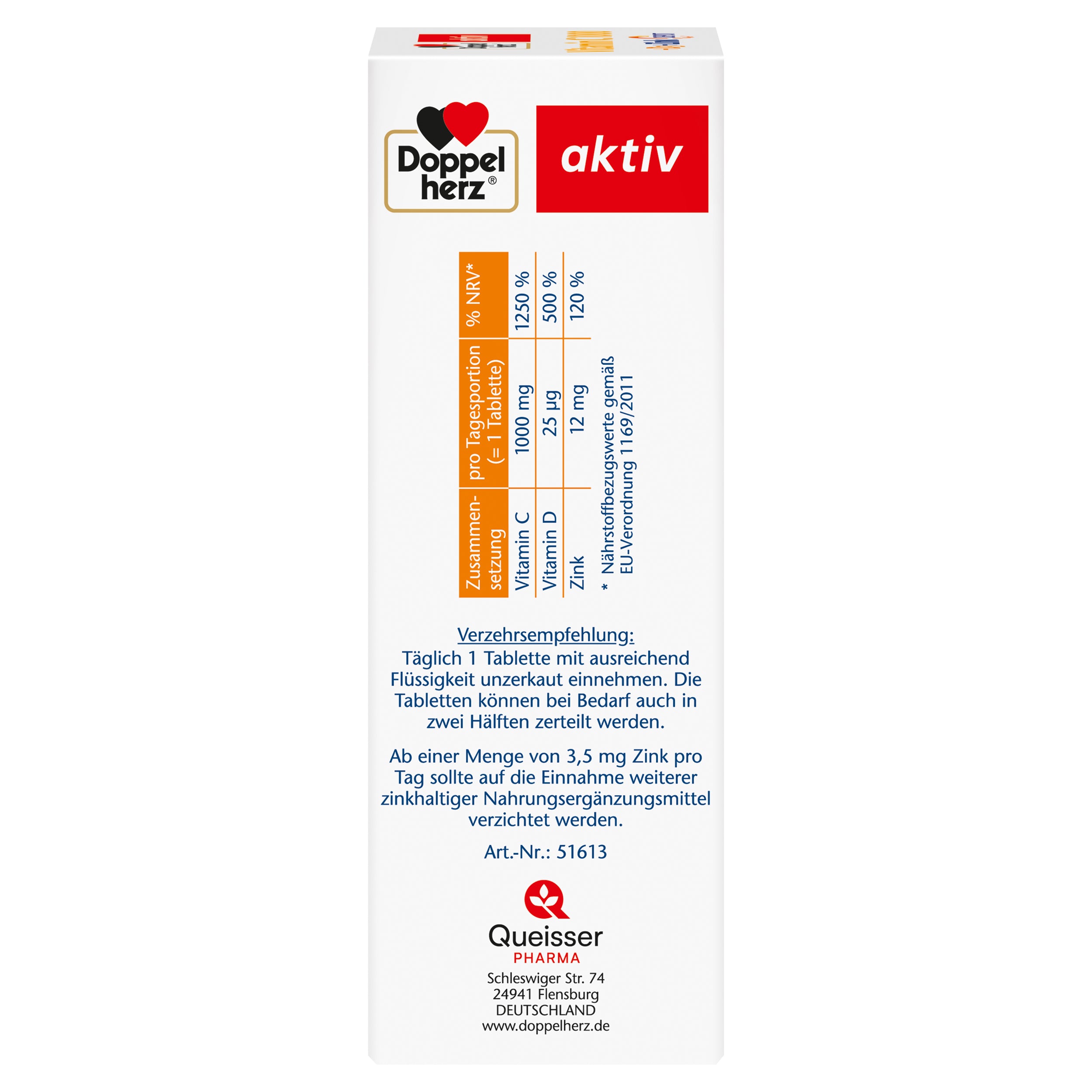 Vitamin C 1000 + D3 + Zink Depot (100 Depot-Tabletten)