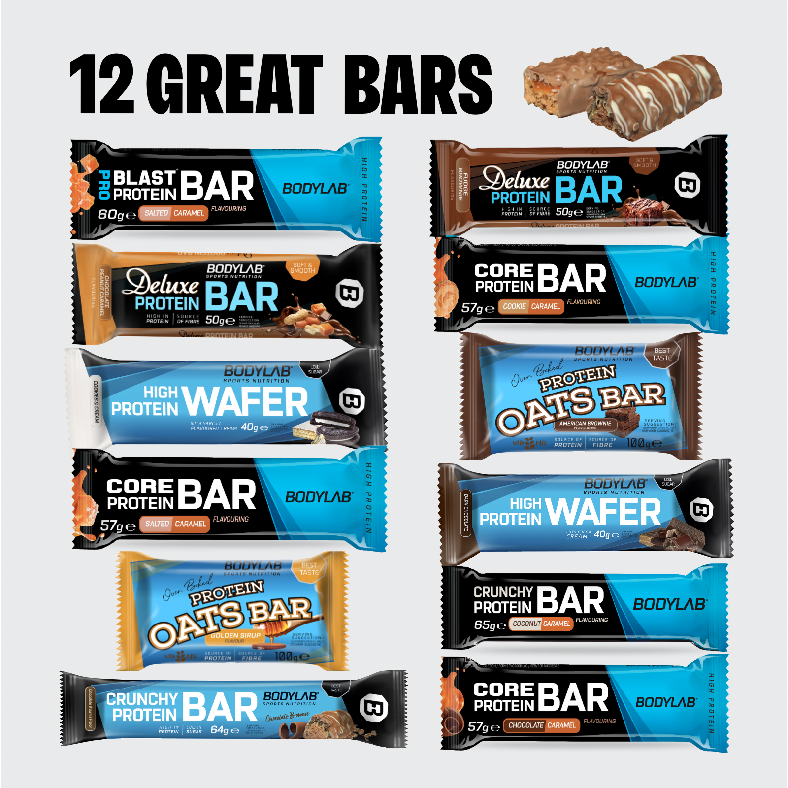 Protein Bar MIX BOX 2 (12x40g-100g)