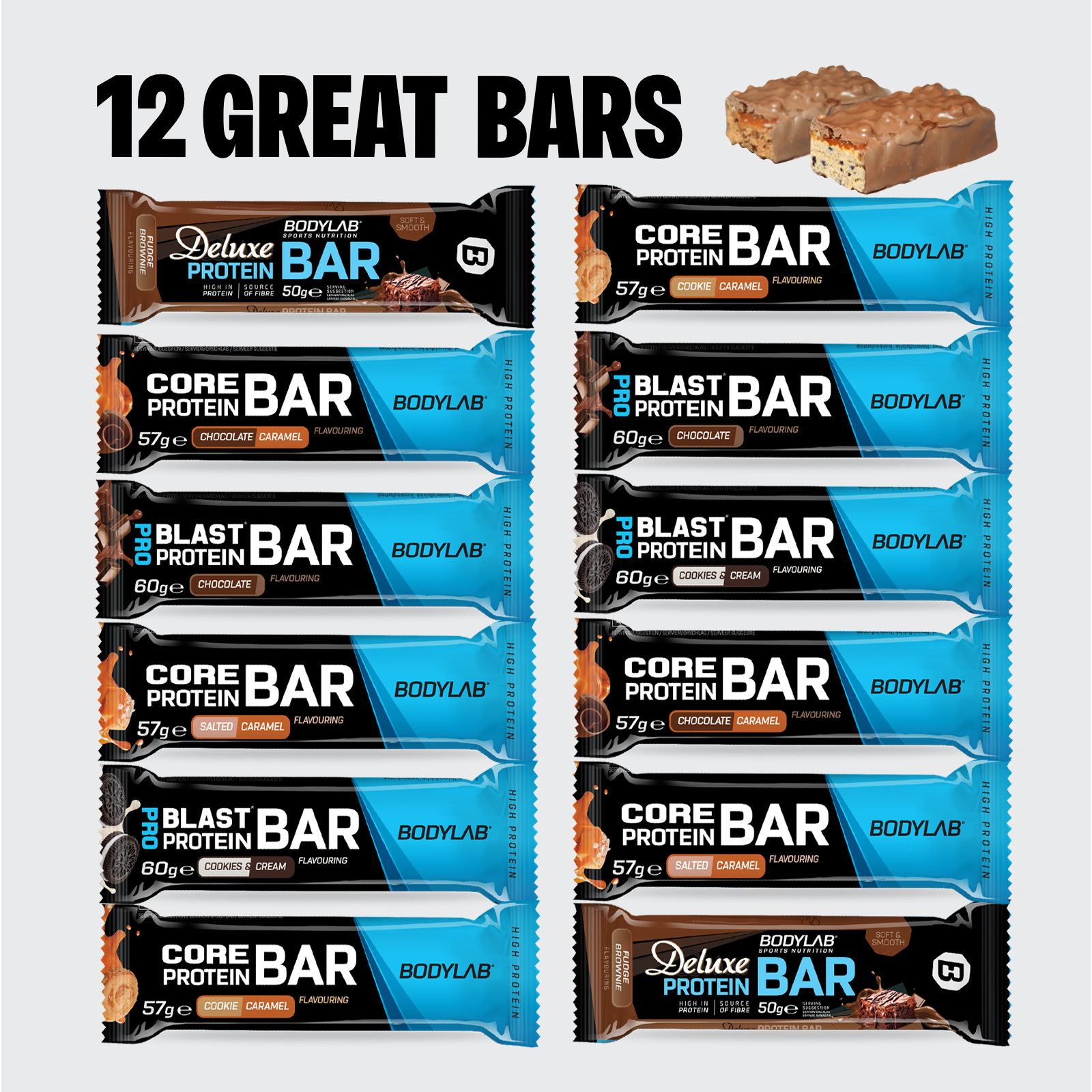 Protein Bar MIX BOX 3 (12x50-60g)