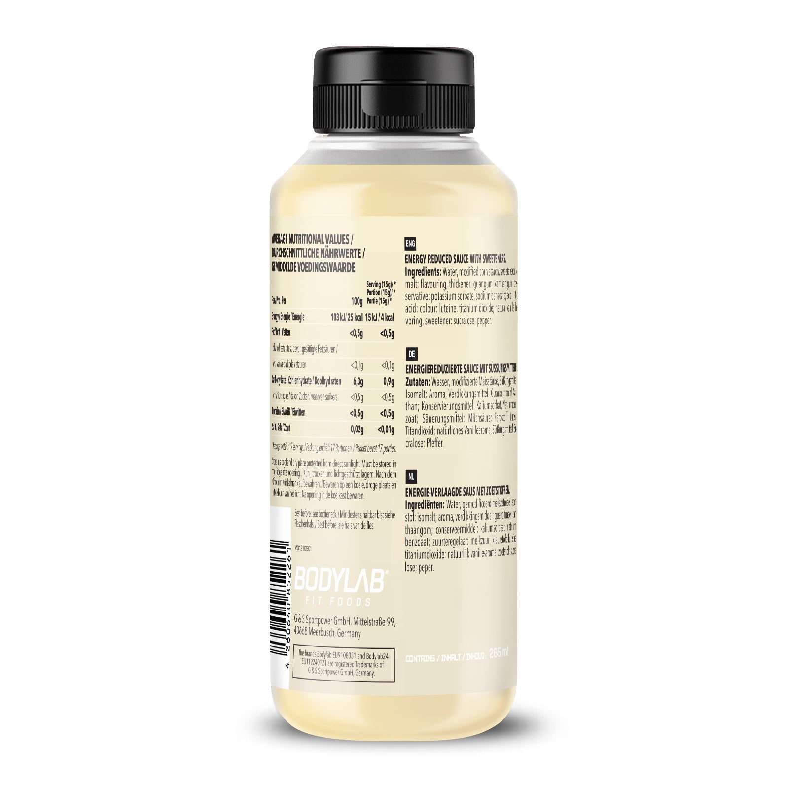 Zero Sauce (265ml) Vanille