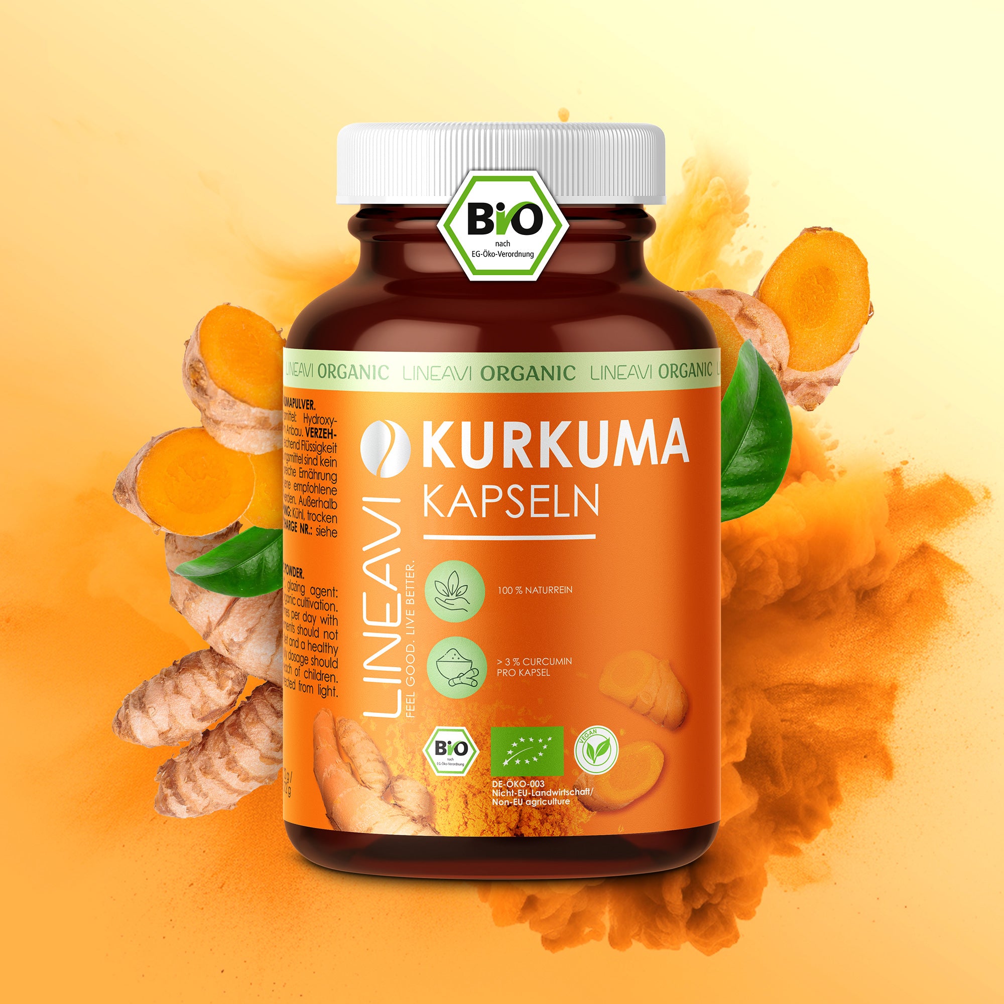 Doppelpack: Kurkuma Kapseln bio (2x180 Kapseln)