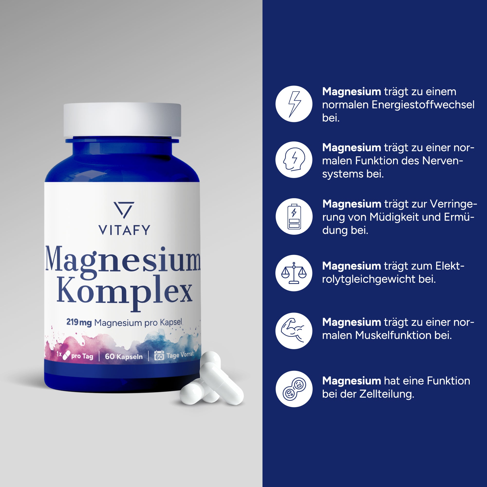 Magnesium Komplex (60 Kapseln)