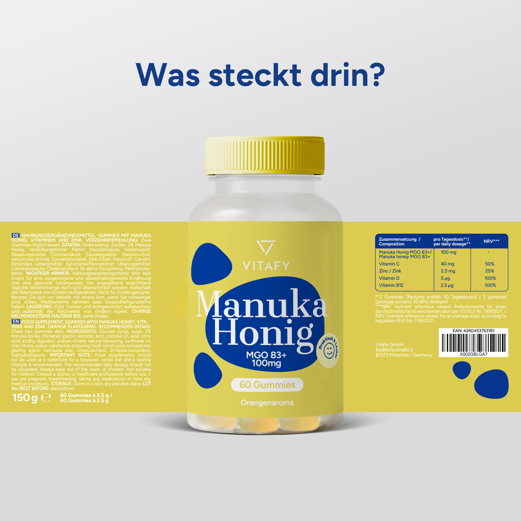 Manuka Honig (60 Gummies)