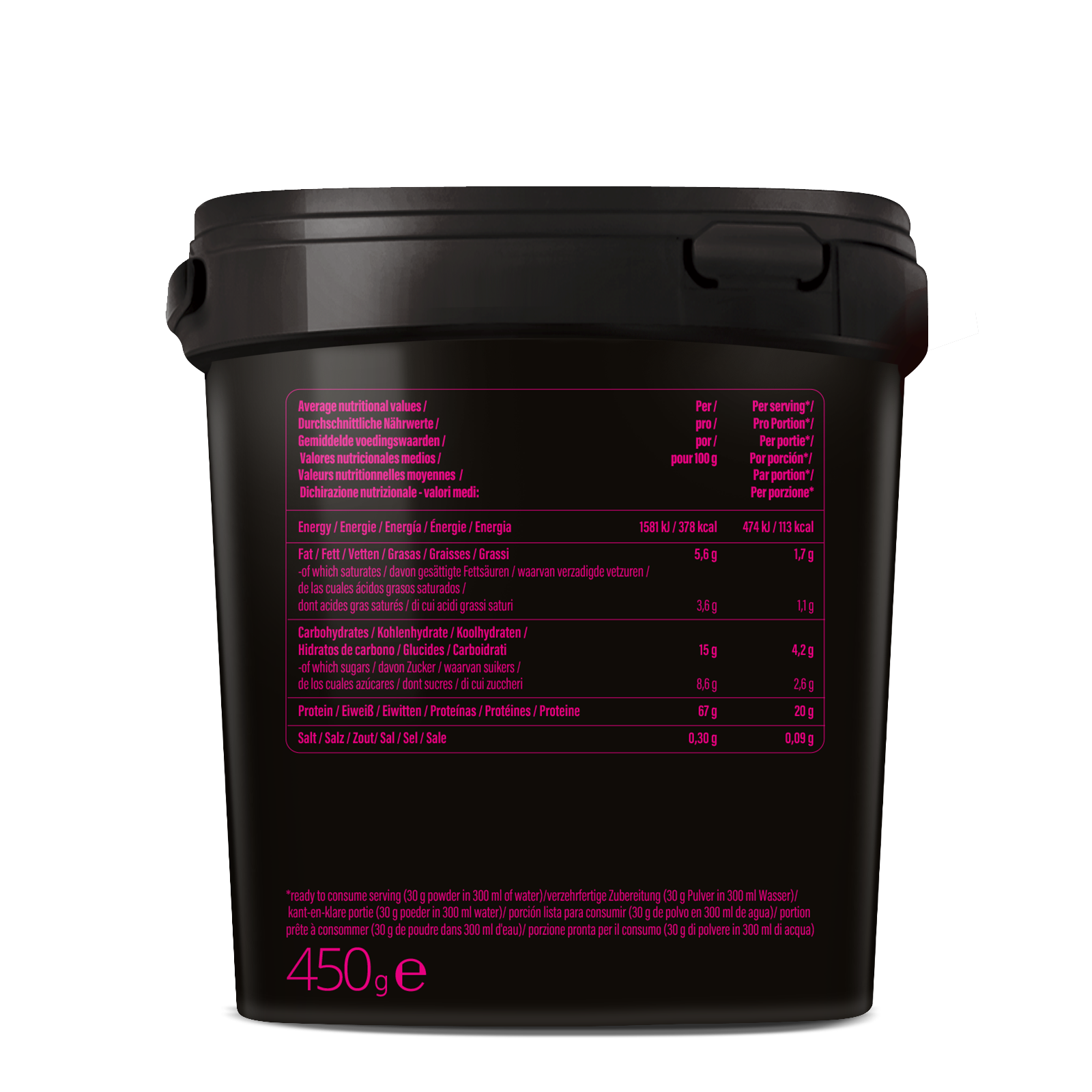 Protein Matcha Raspberry (450g)