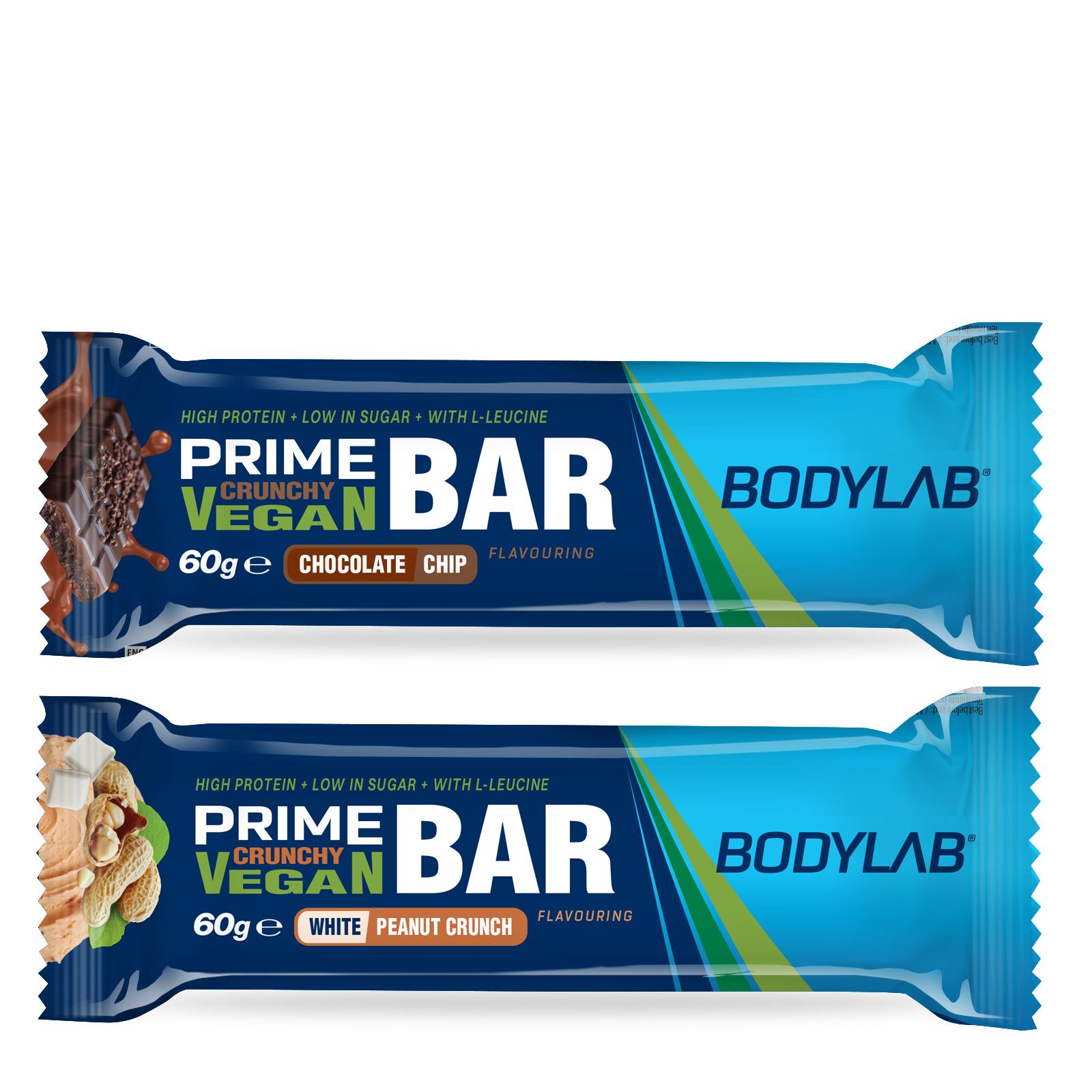 2 x Prime Crunchy Vegan Bar (12x60g)
