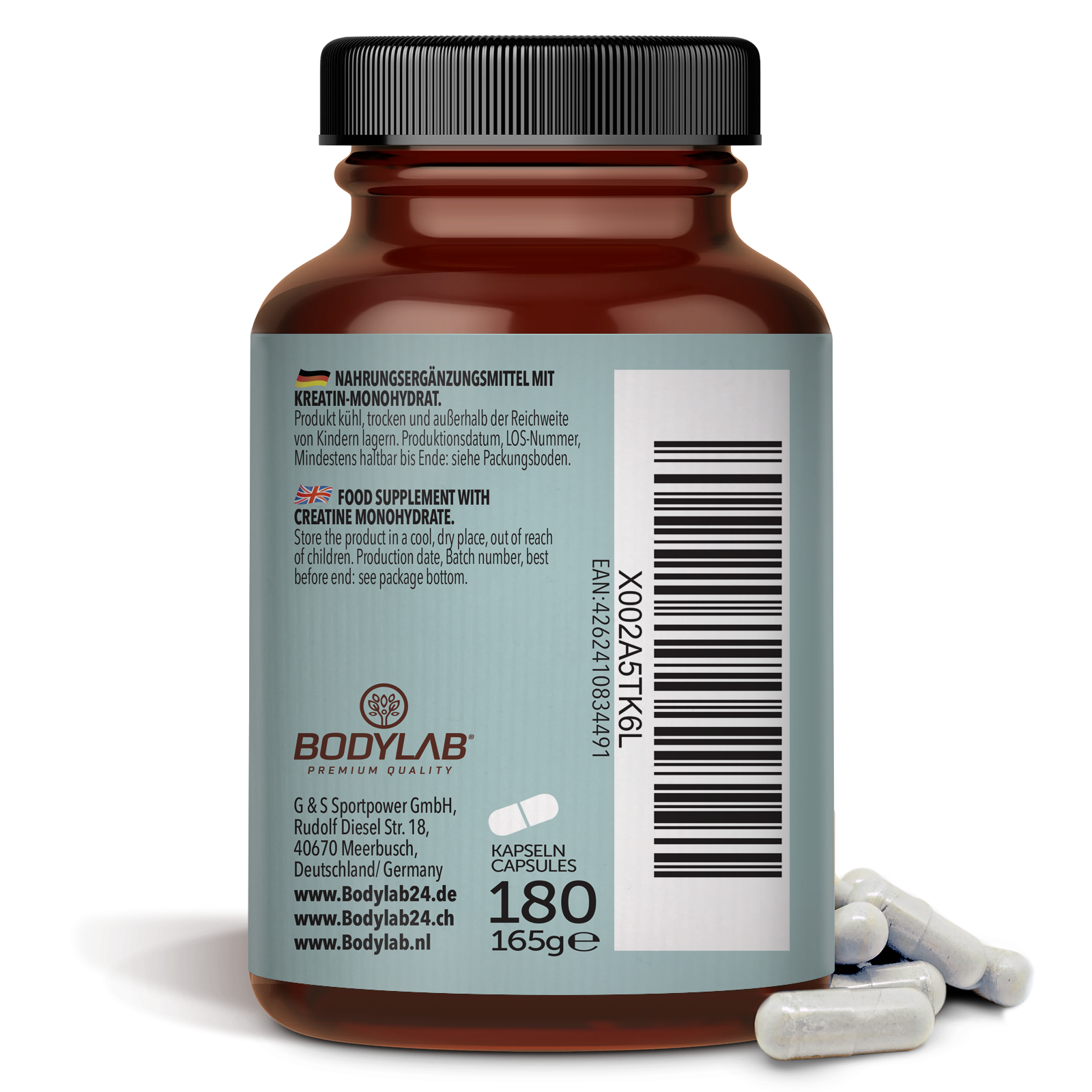 3 x Kreatin Monohydrat (3 x 180 Kapseln)