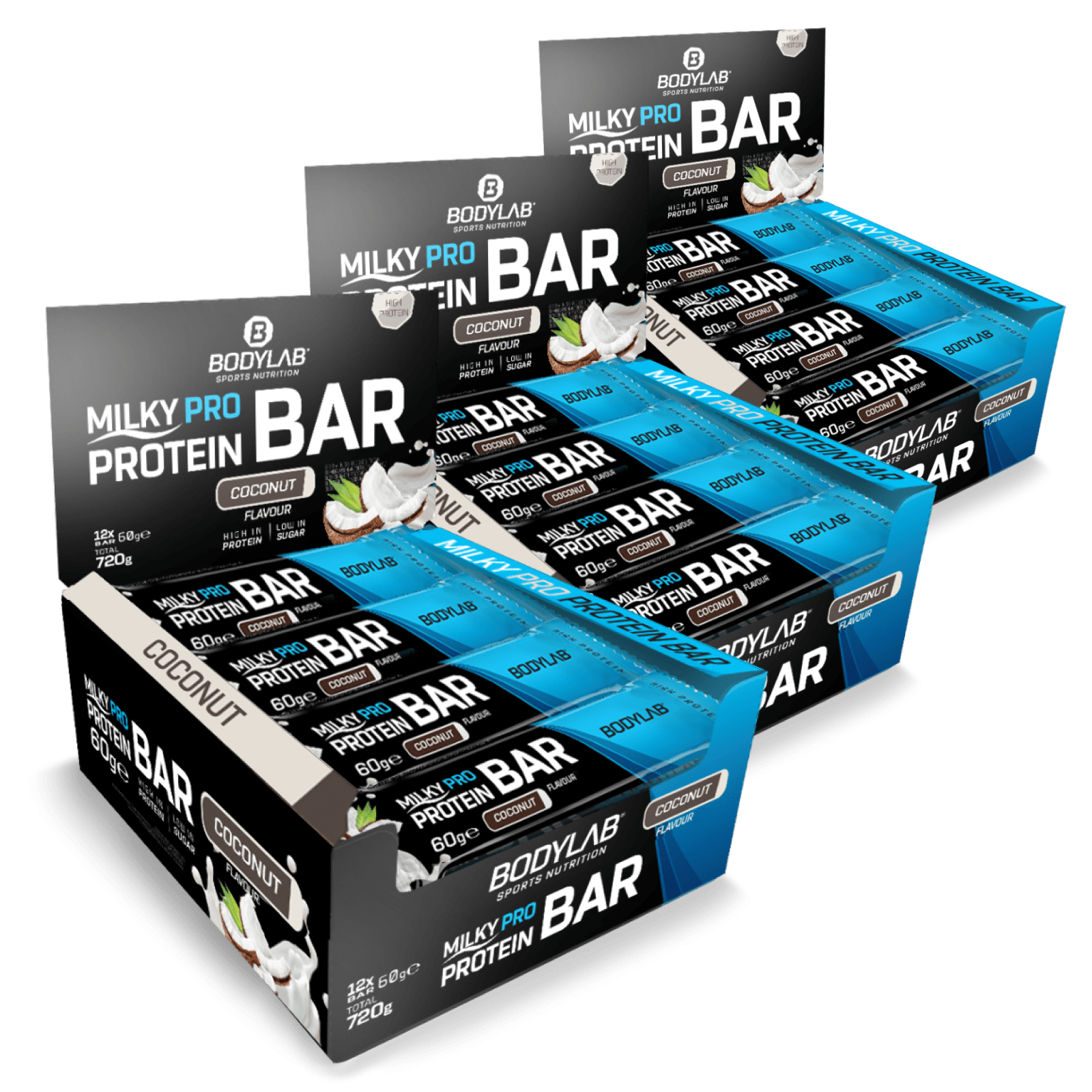 3 x Milky Pro Protein Bar (12x60g)