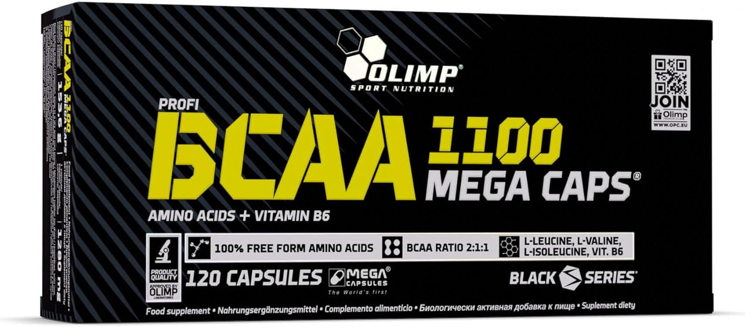 BCAA Mega Caps 1100 (120 Kapseln)