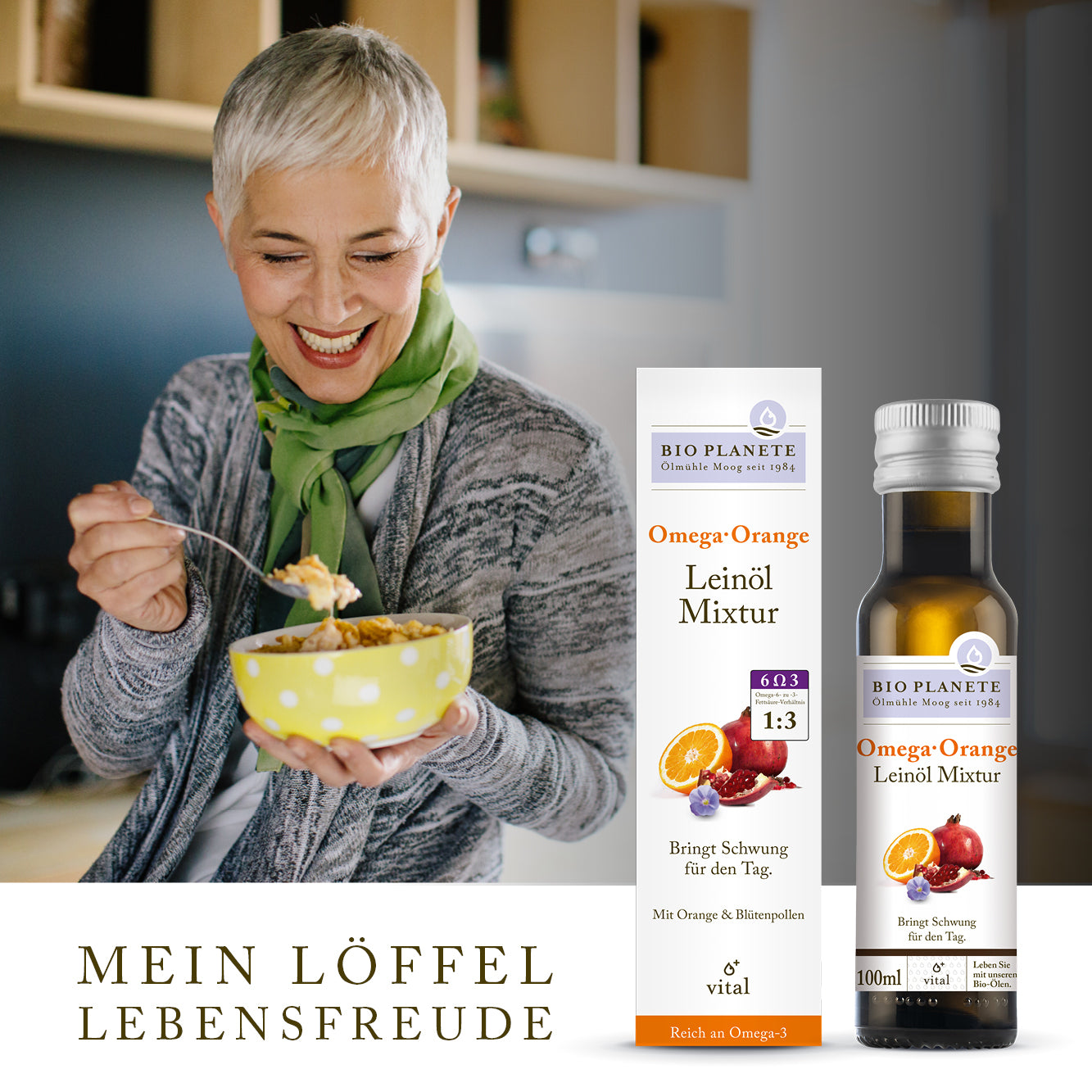 Omega Orange Leinölmixtur bio (100ml)