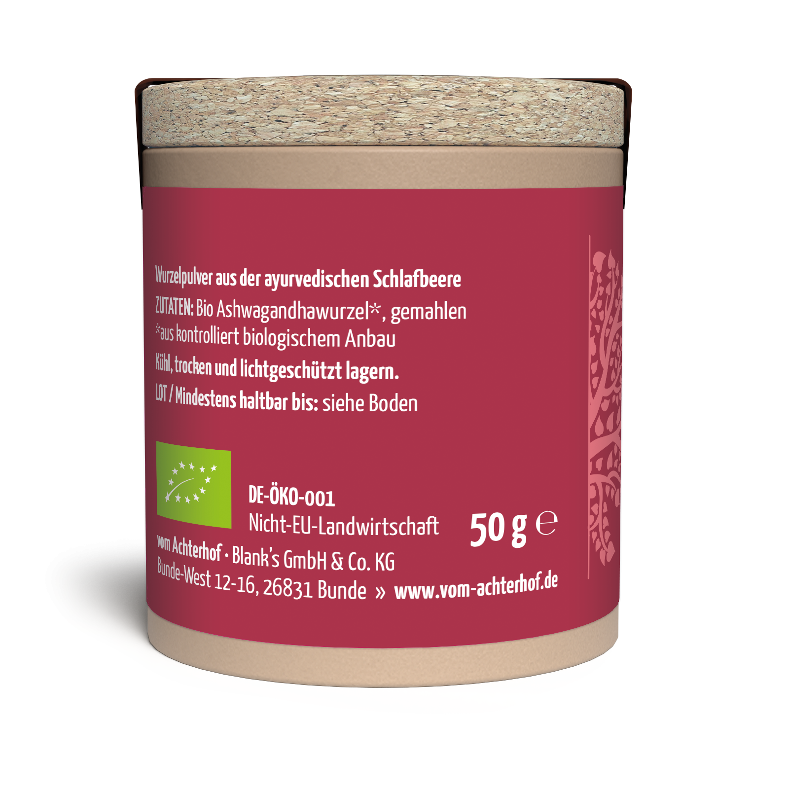 Bio Ashwagandha Pulver (50g)