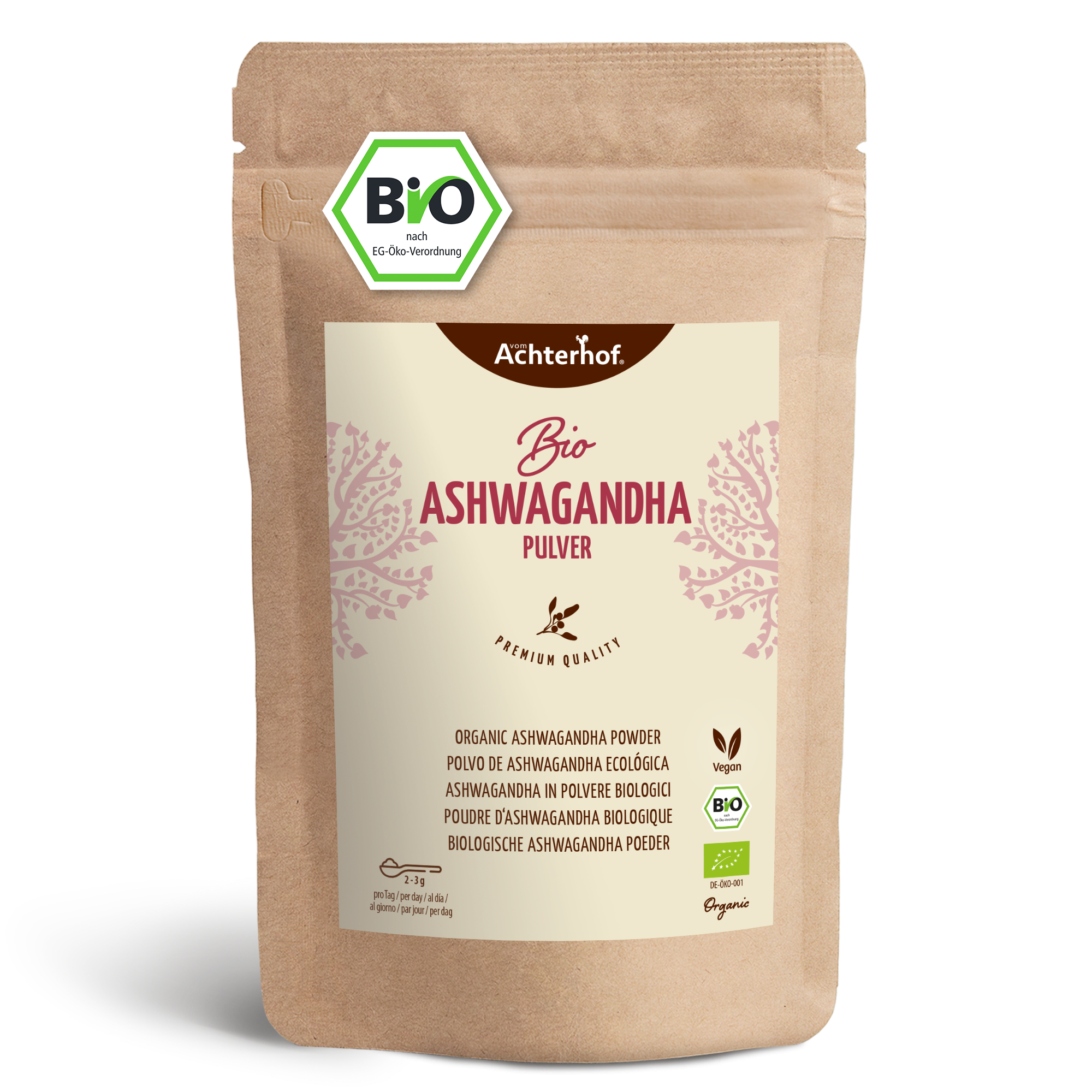 Ashwagandha Pulver Bio (250g)