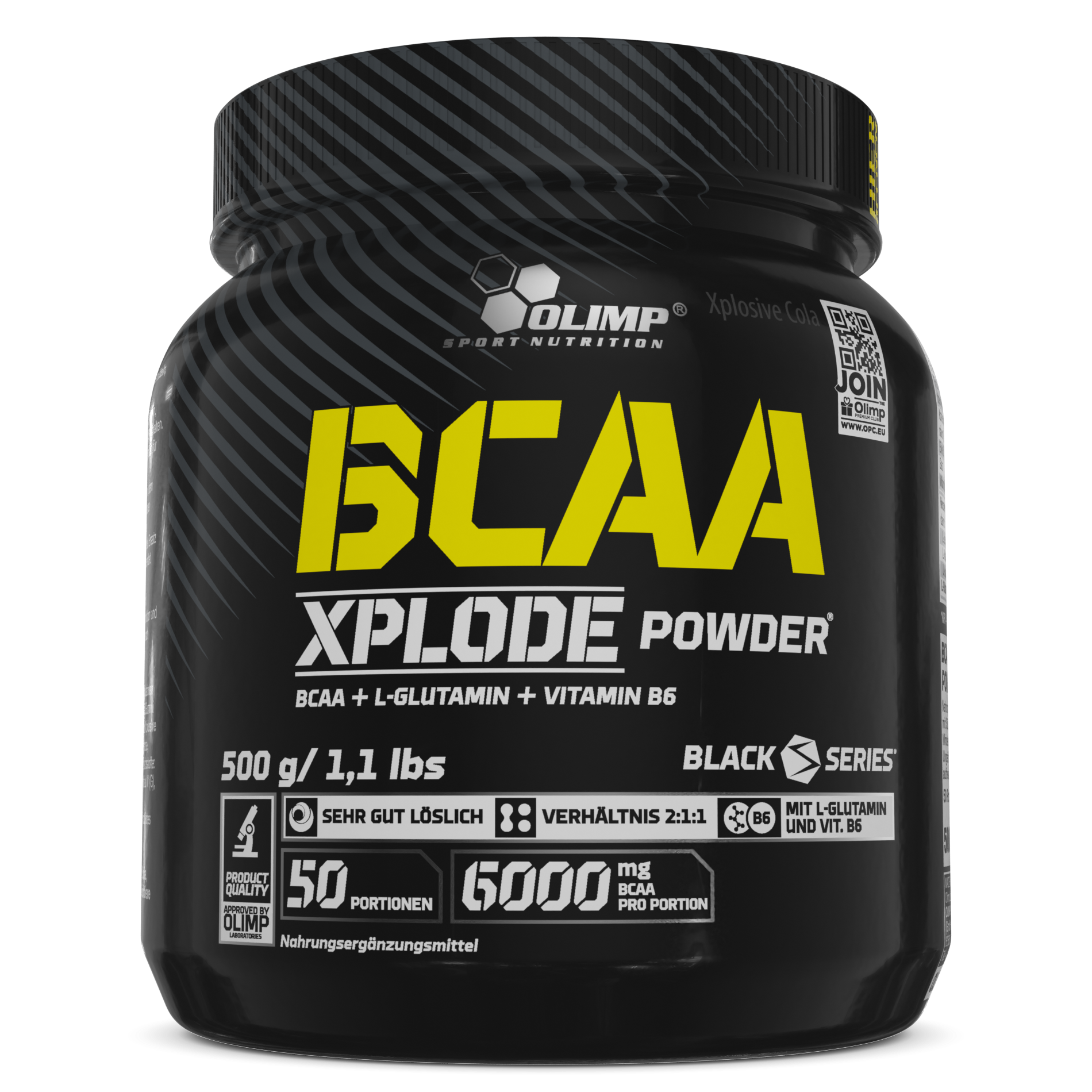 BCAA Xplode Powder (500g) Cola