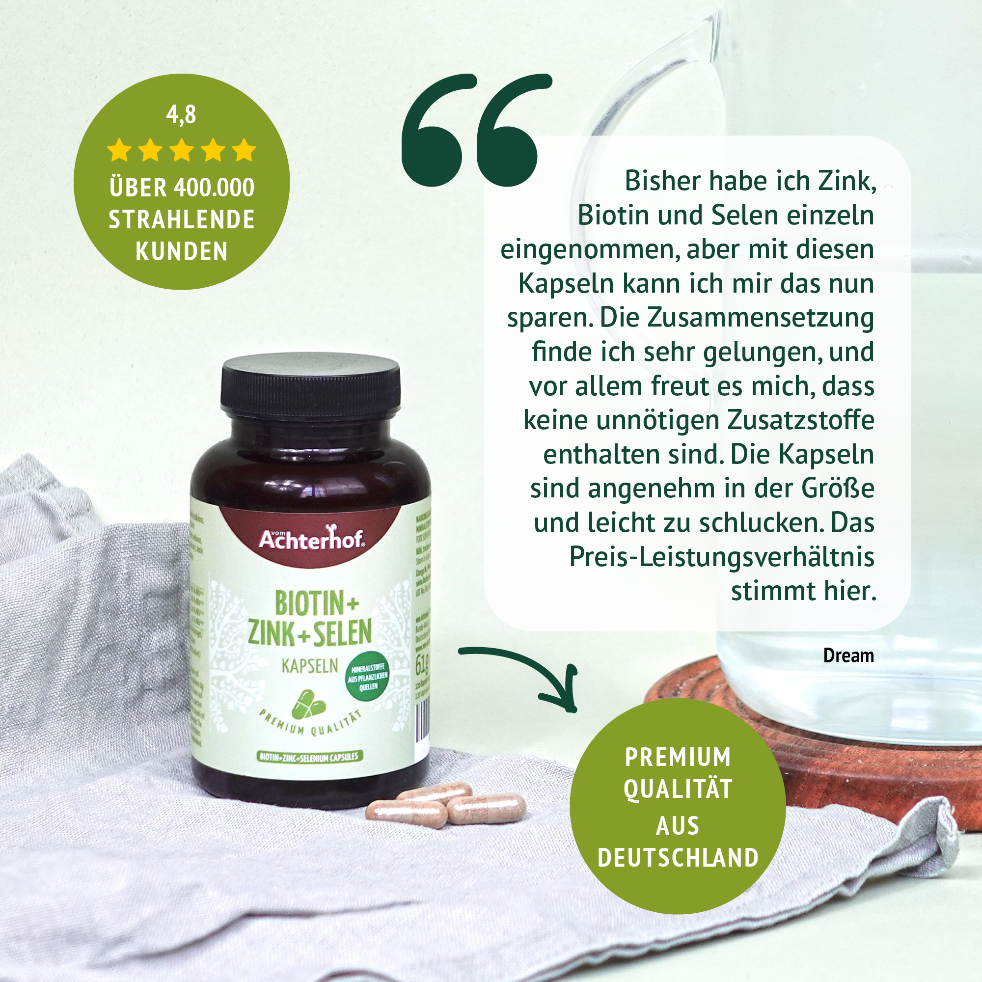 Biotin+Zink+Selen Kapseln (120 Kapseln)