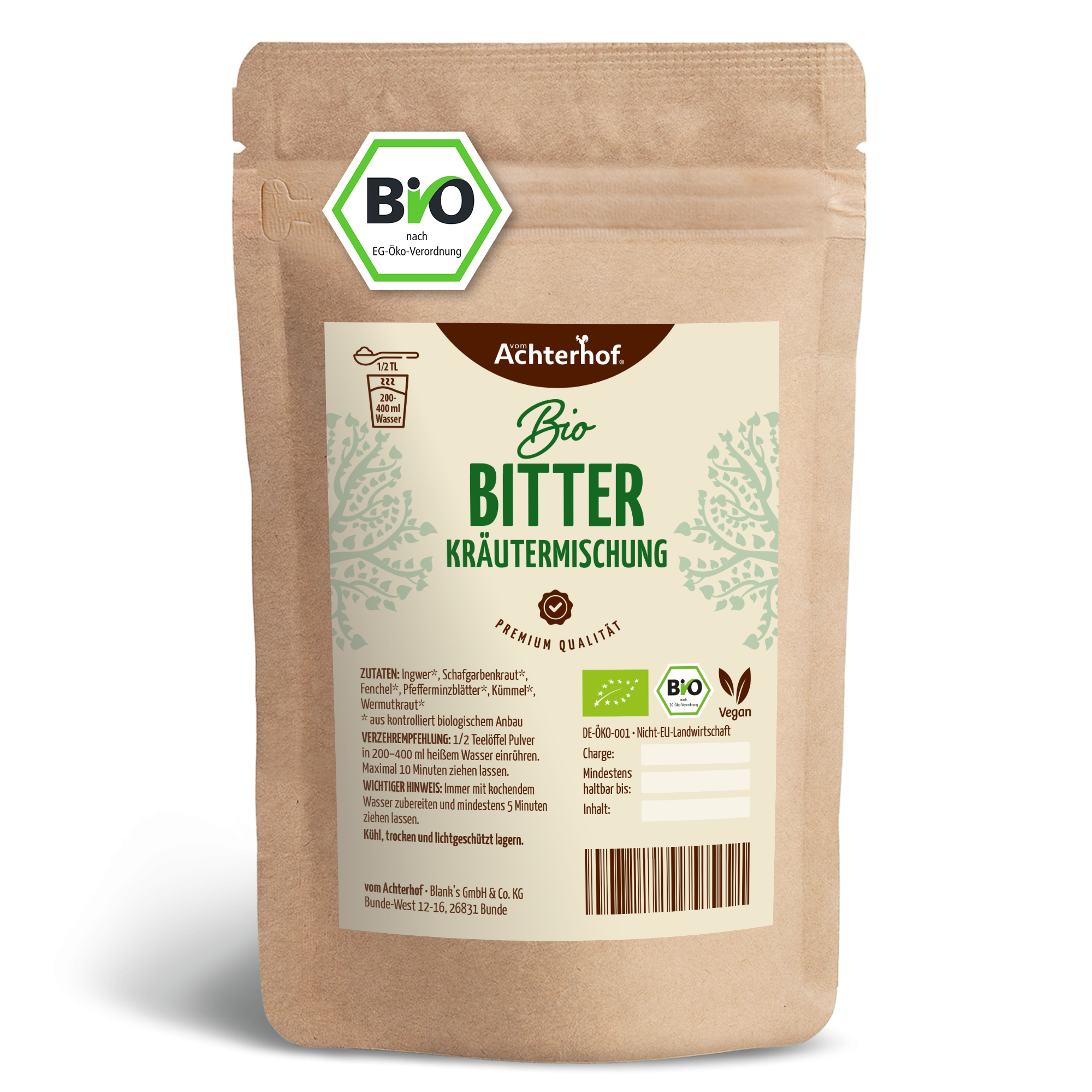 Bio Bitter Kräutermischung (100g)