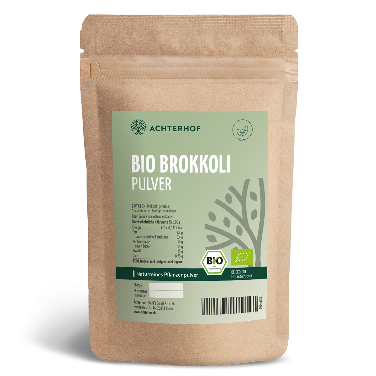 Brokkoli Pulver Bio (250g)
