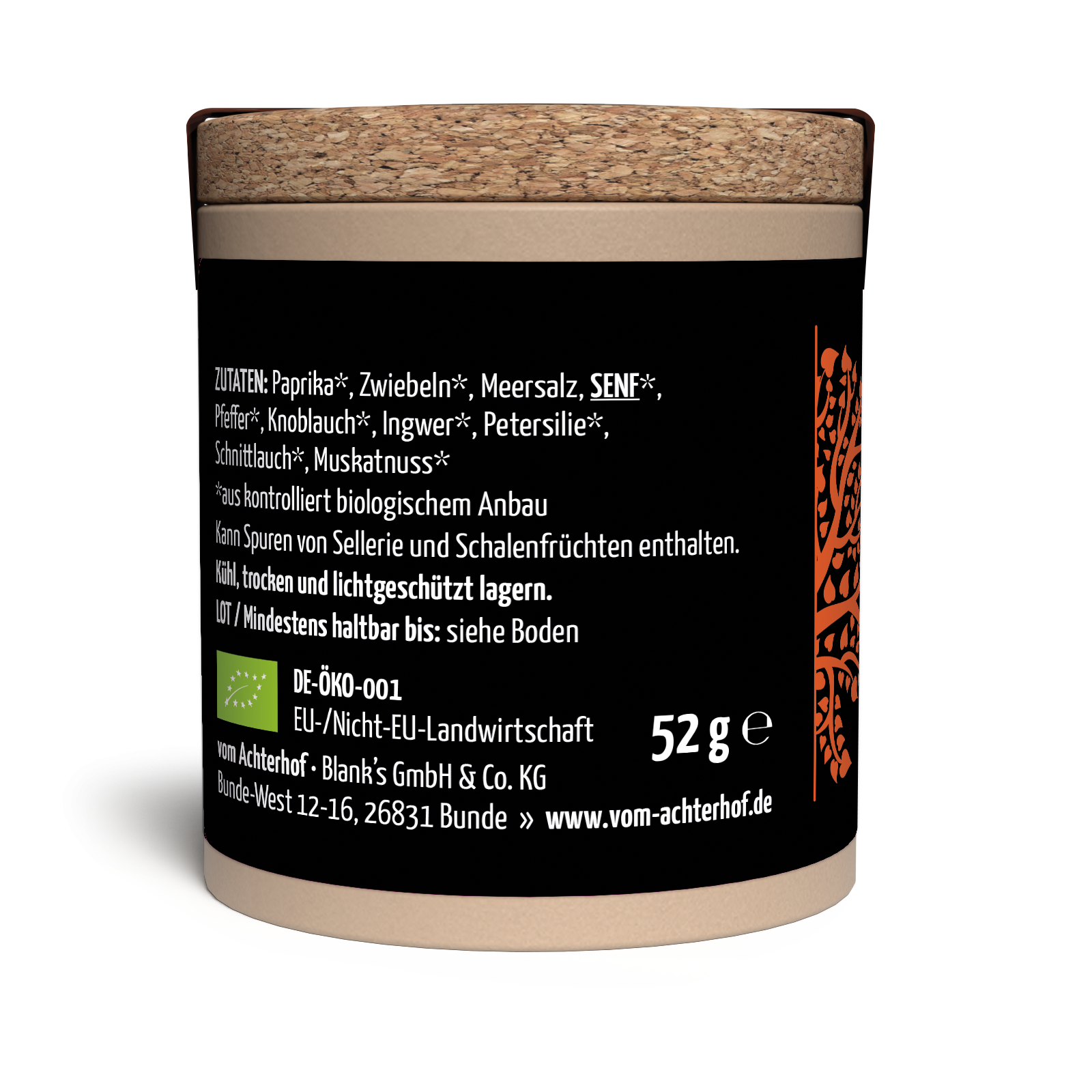 Burger Gewürzzubereitung Bio (52g)