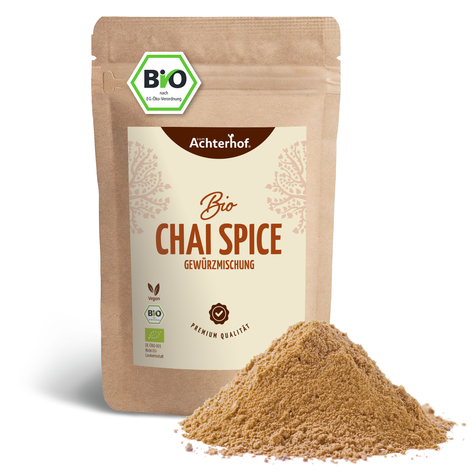 Bio Chai Spice Gewürzmischung – zuckerfrei (500g)