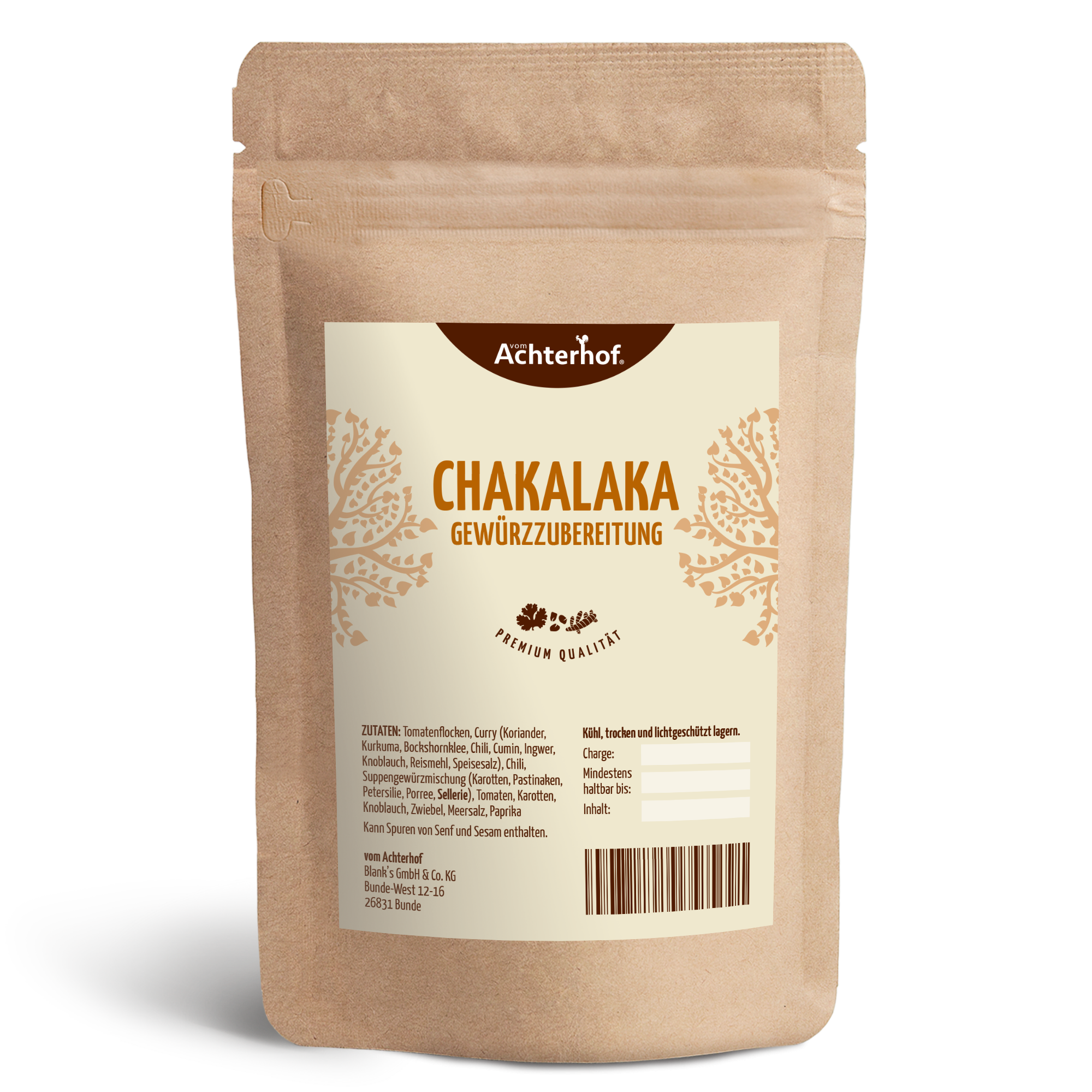 Chakalaka Gewürzzubereitung (100g)