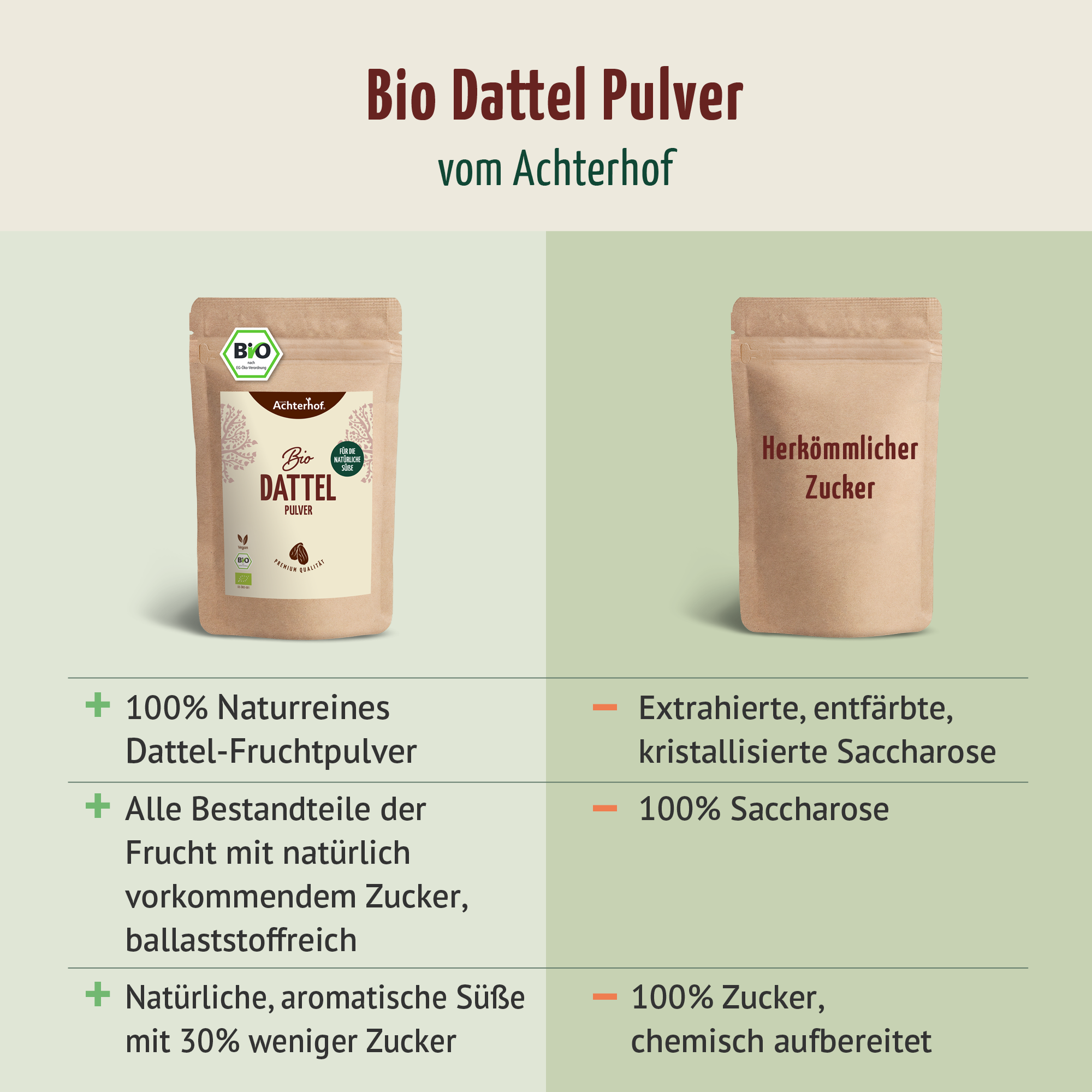 Bio Dattel Pulver (100g)