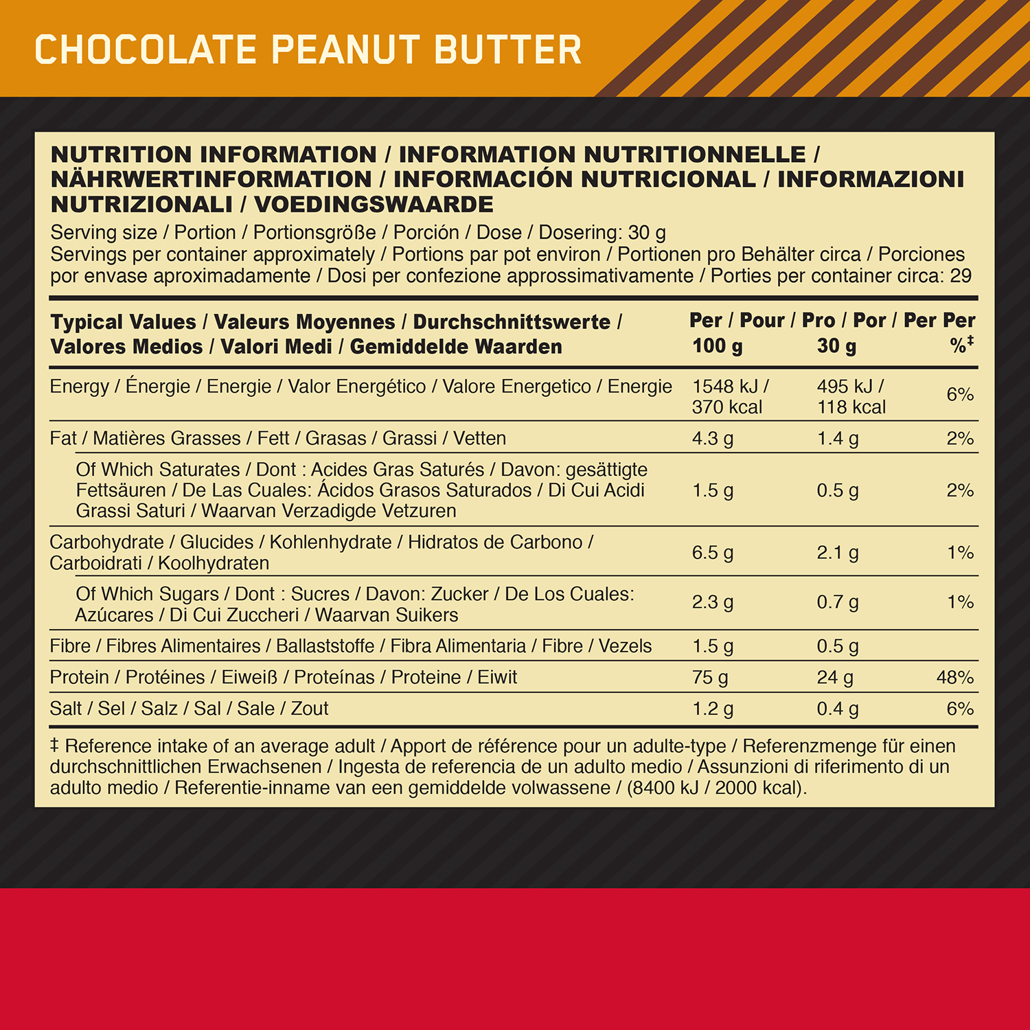 #Geschmack_Chocolate Peanut Butter