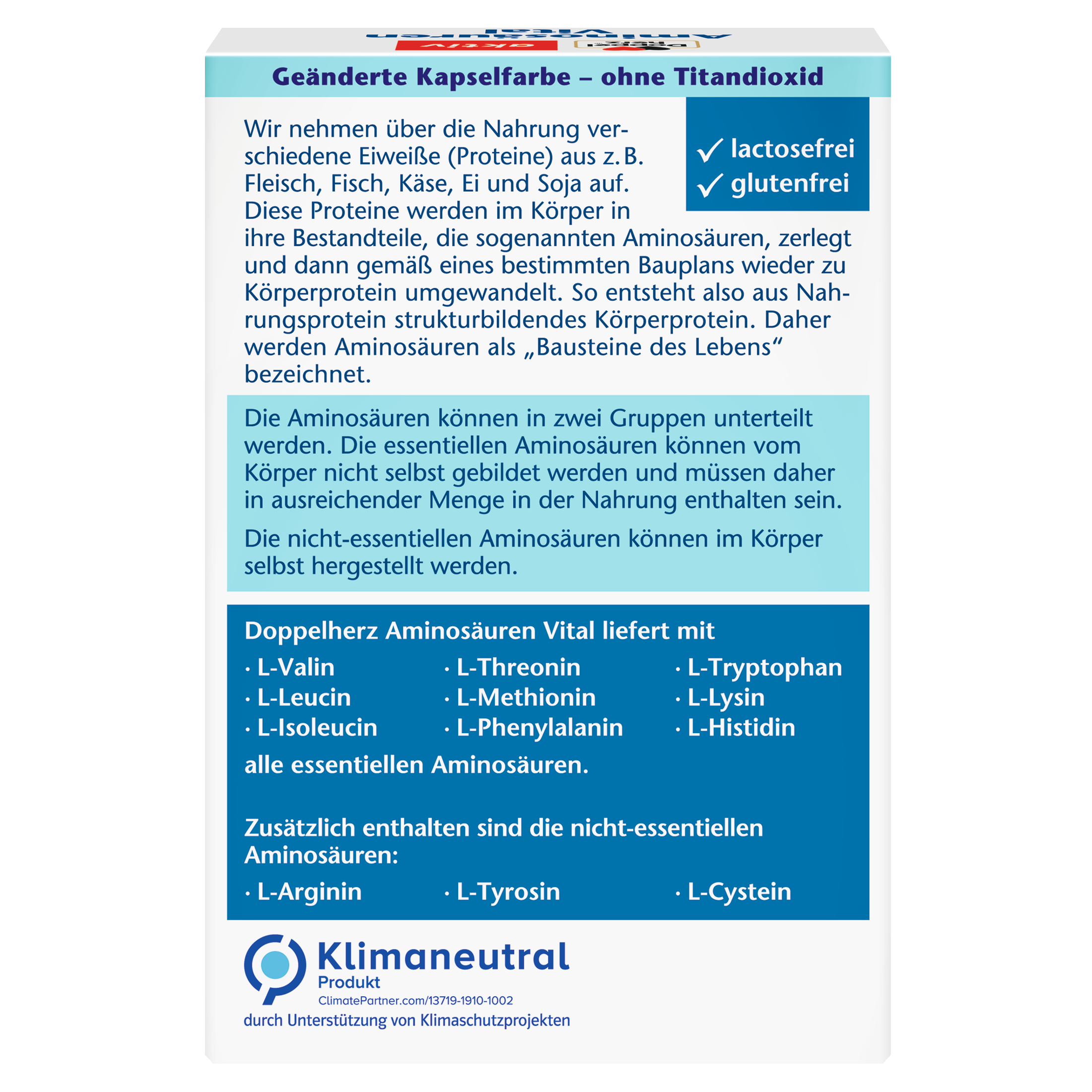 Aminosäuren Vital (30 Kapseln)