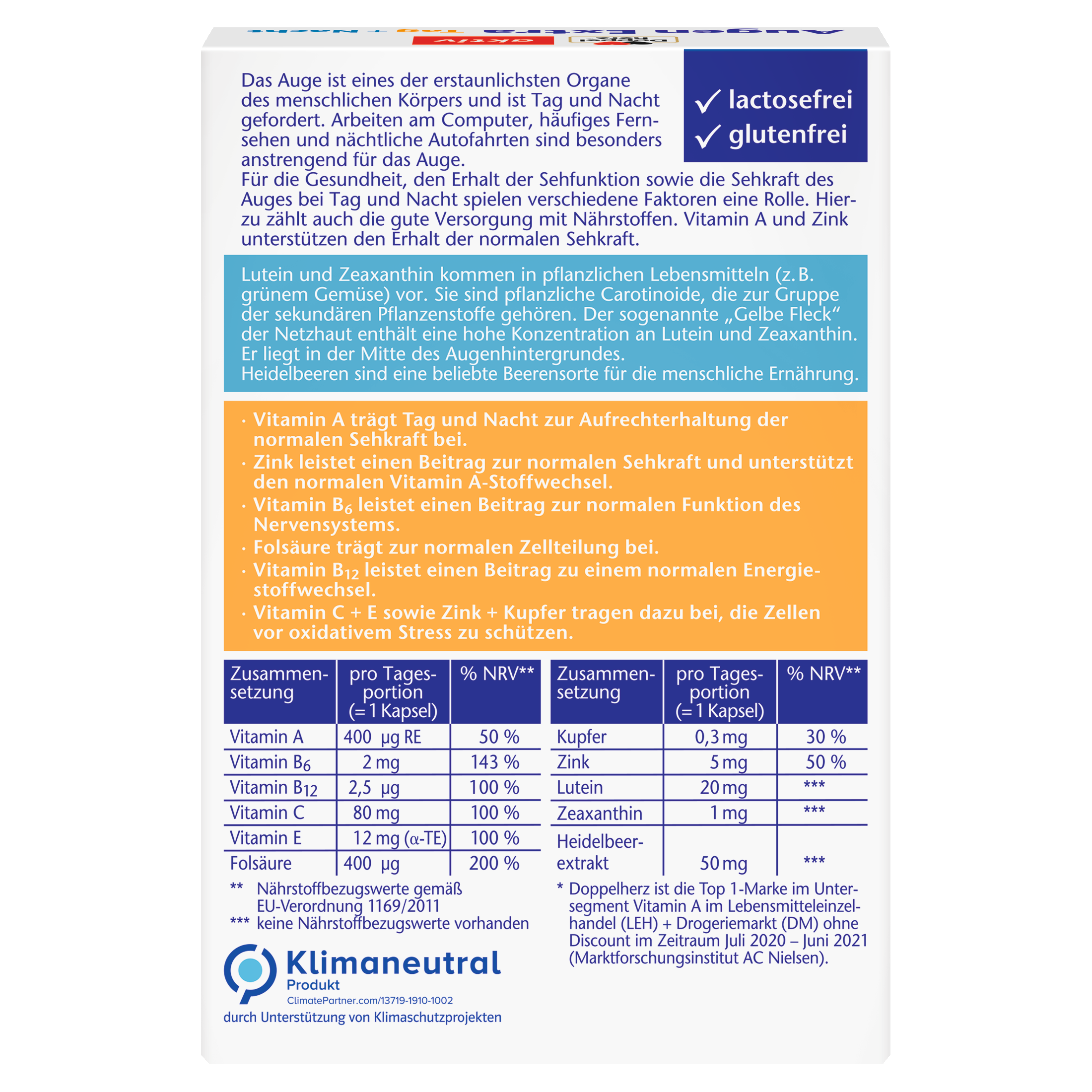 Augen Extra Tag + Nacht (30 Kapseln)