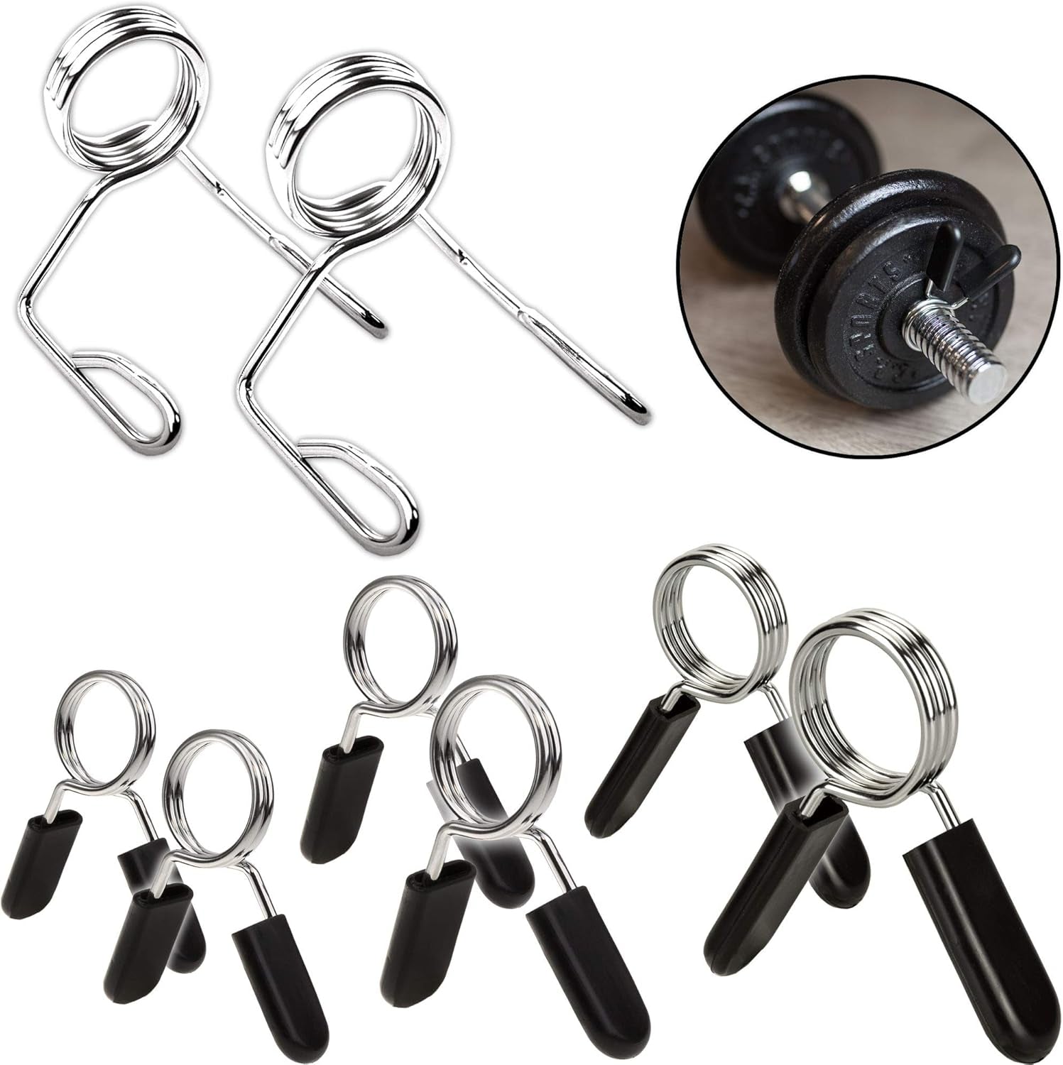 Feder-Feststeller 25mm Ø - 50mm Ø - Paar