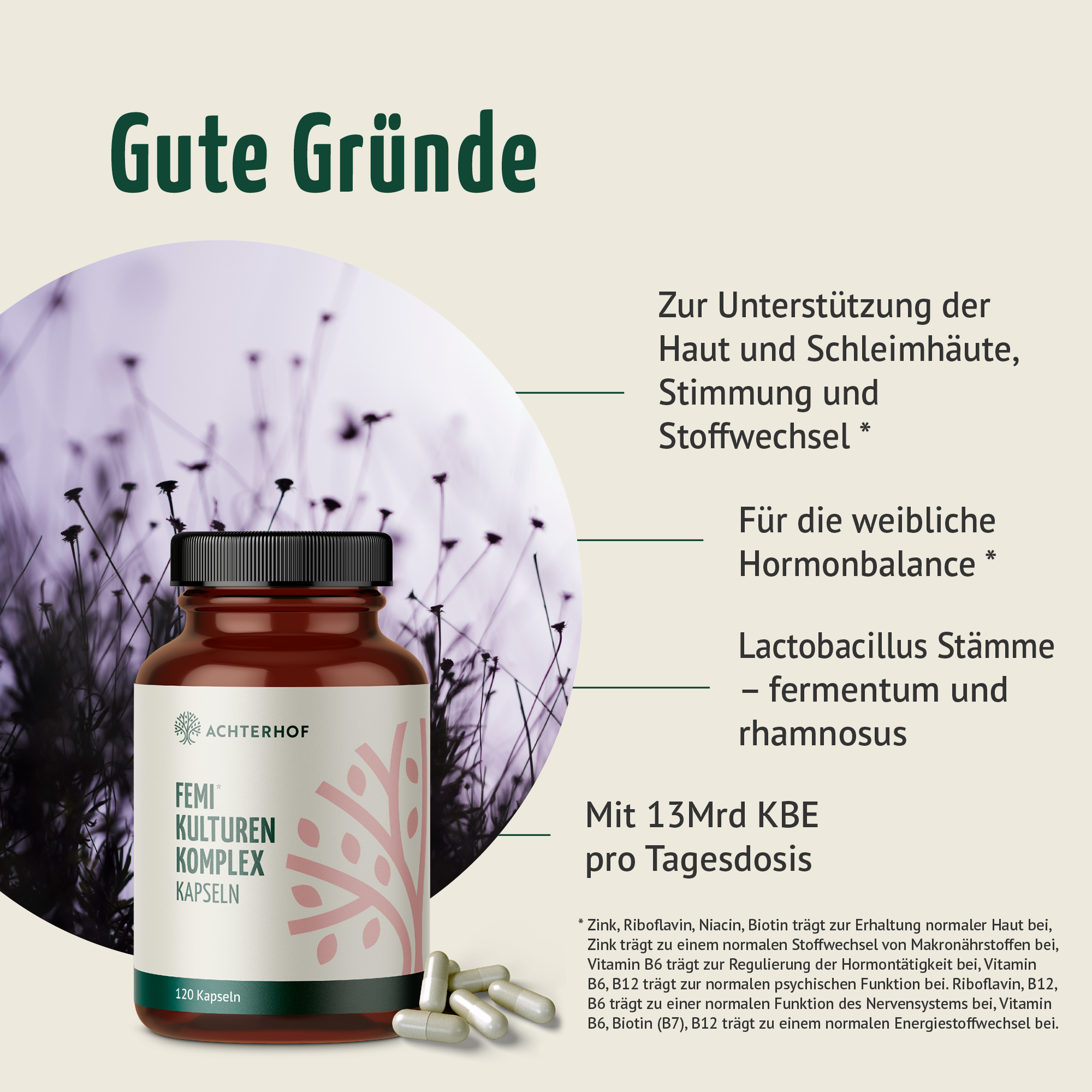 Femi Kulturen Komplex Kapseln (120 Kapseln)
