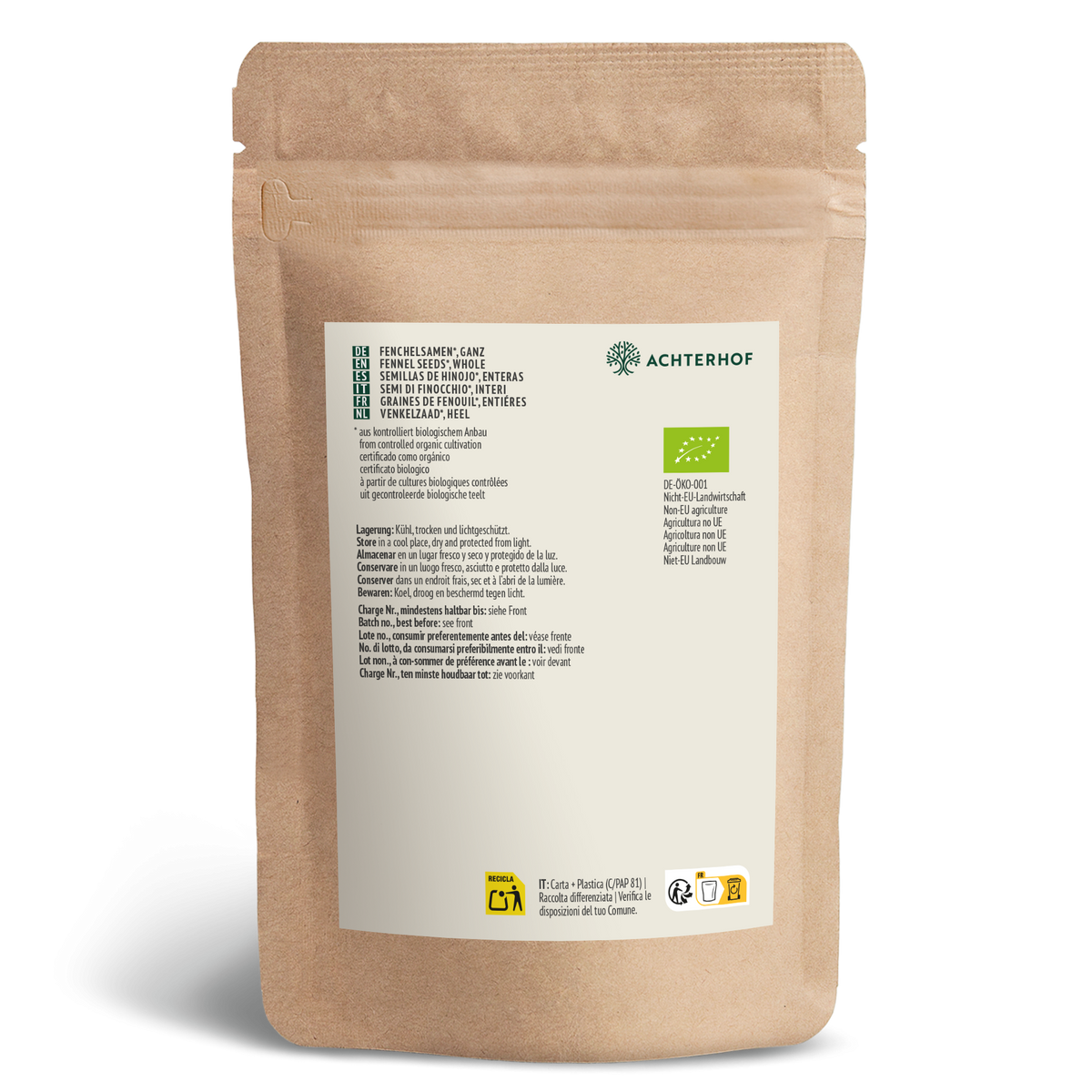 Fenchelsamen ganz Bio (250g)