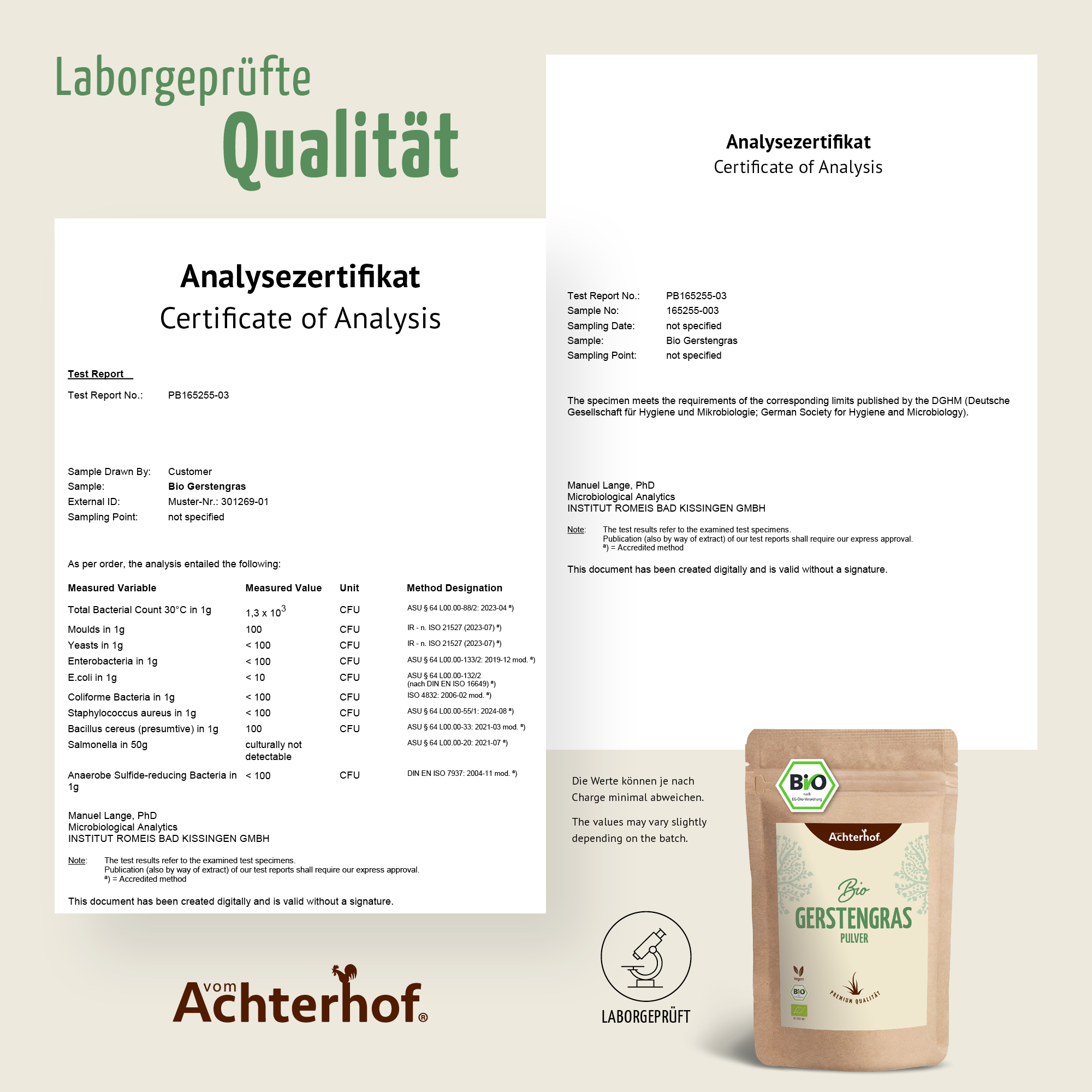 Bio Gerstengras Pulver (150g)