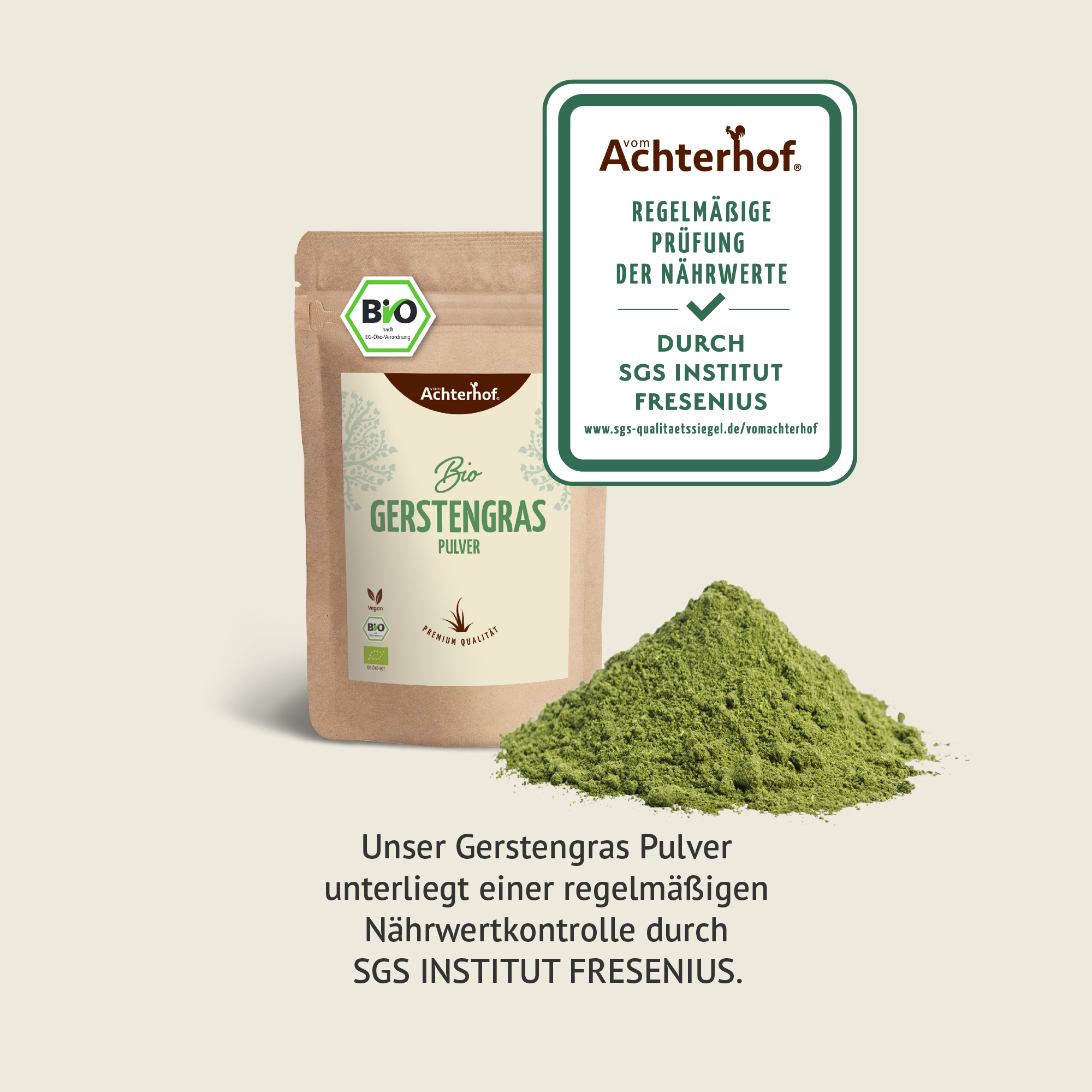 Bio Gerstengras Pulver (1000g)