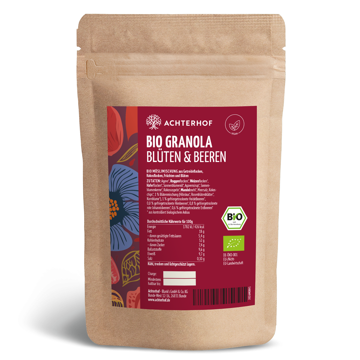Bio Granola Blüten & Beeren (500g)