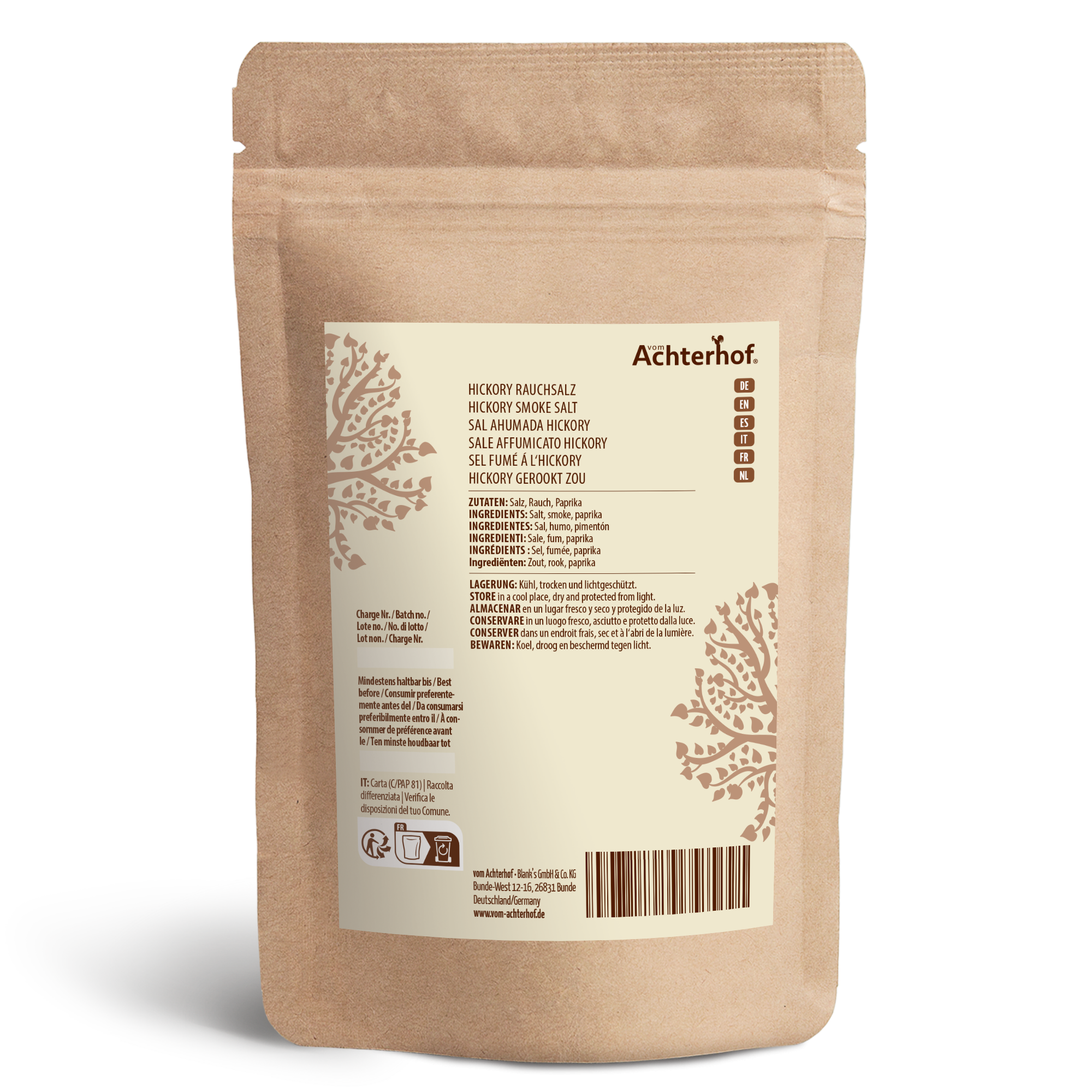Hickory Rauchsalz (500g)
