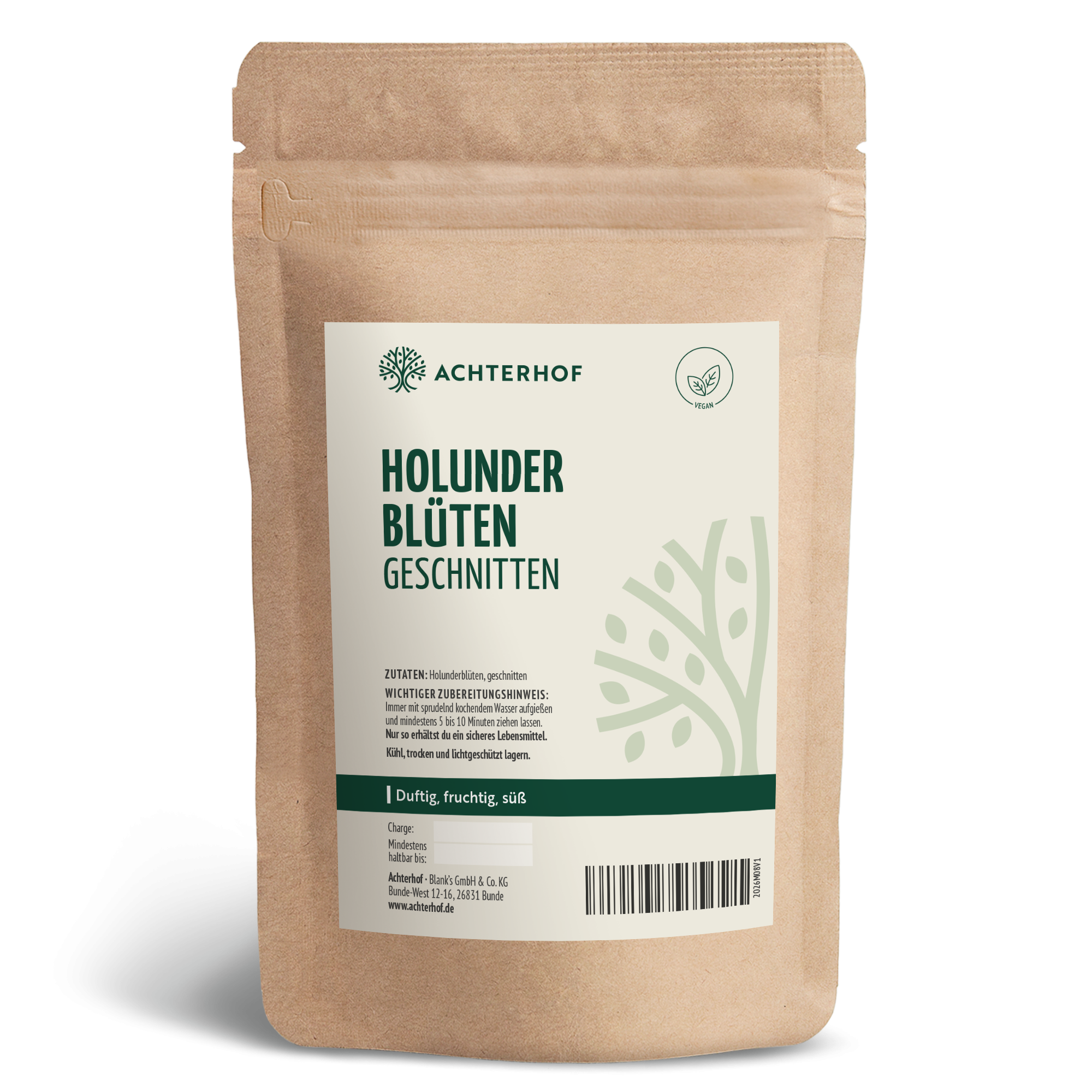 Holunderblüten geschnitten (100g)