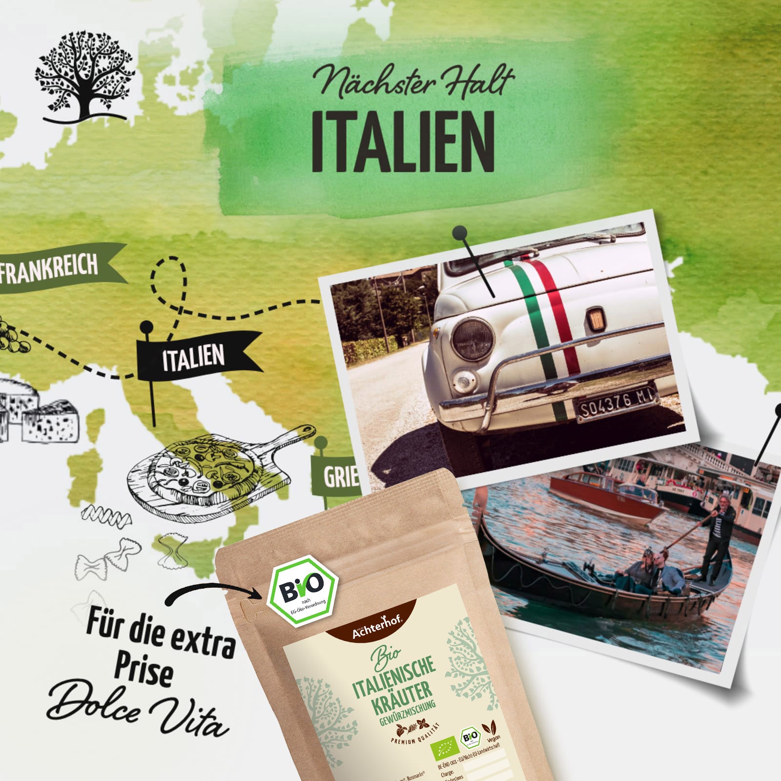 Italienische Kräuter Gewürzmischung Bio (100g)