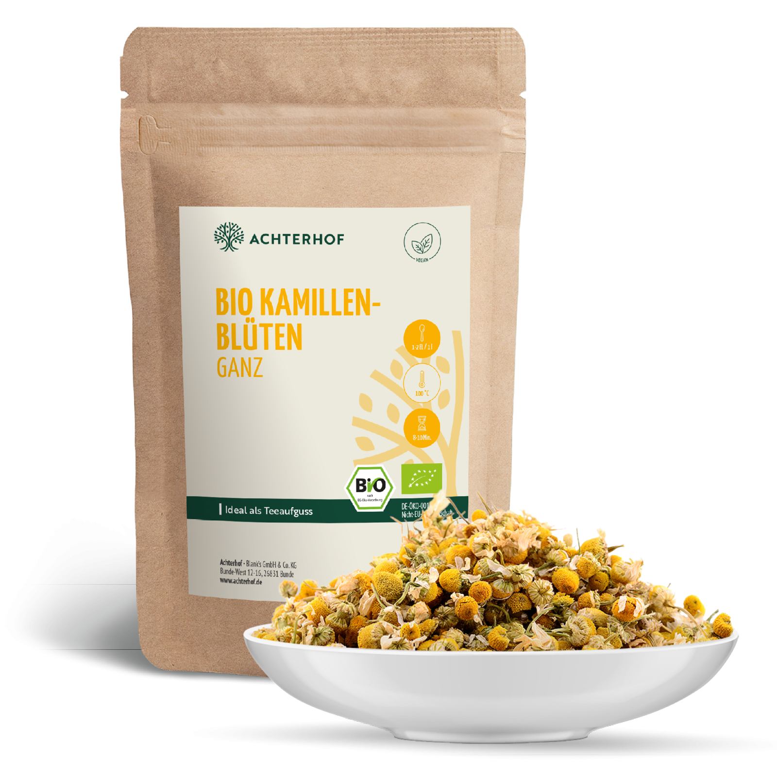 Kamillenblüten ganz Bio (500g)