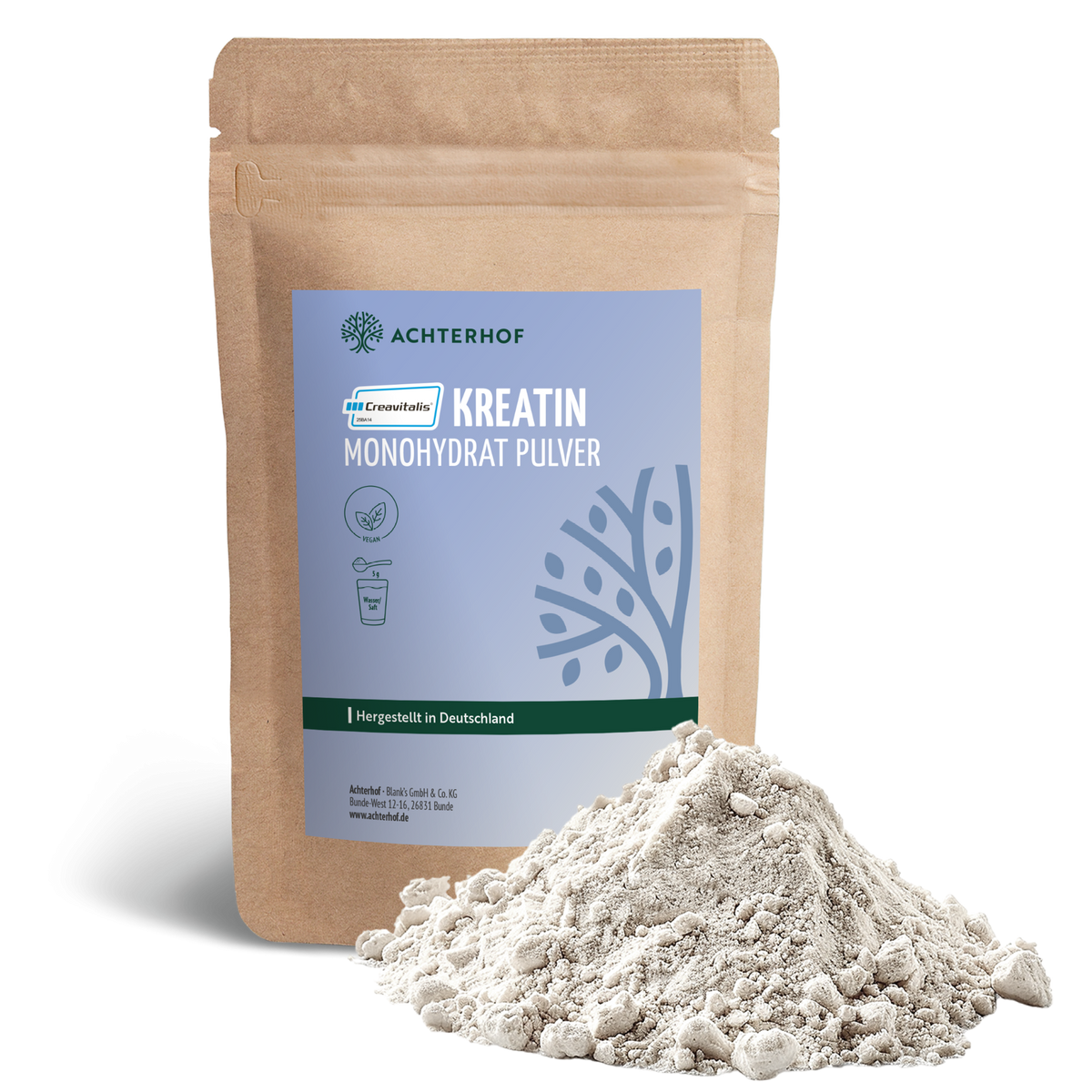 Creavitalis® Kreatin Monohydrat Pulver (250g)