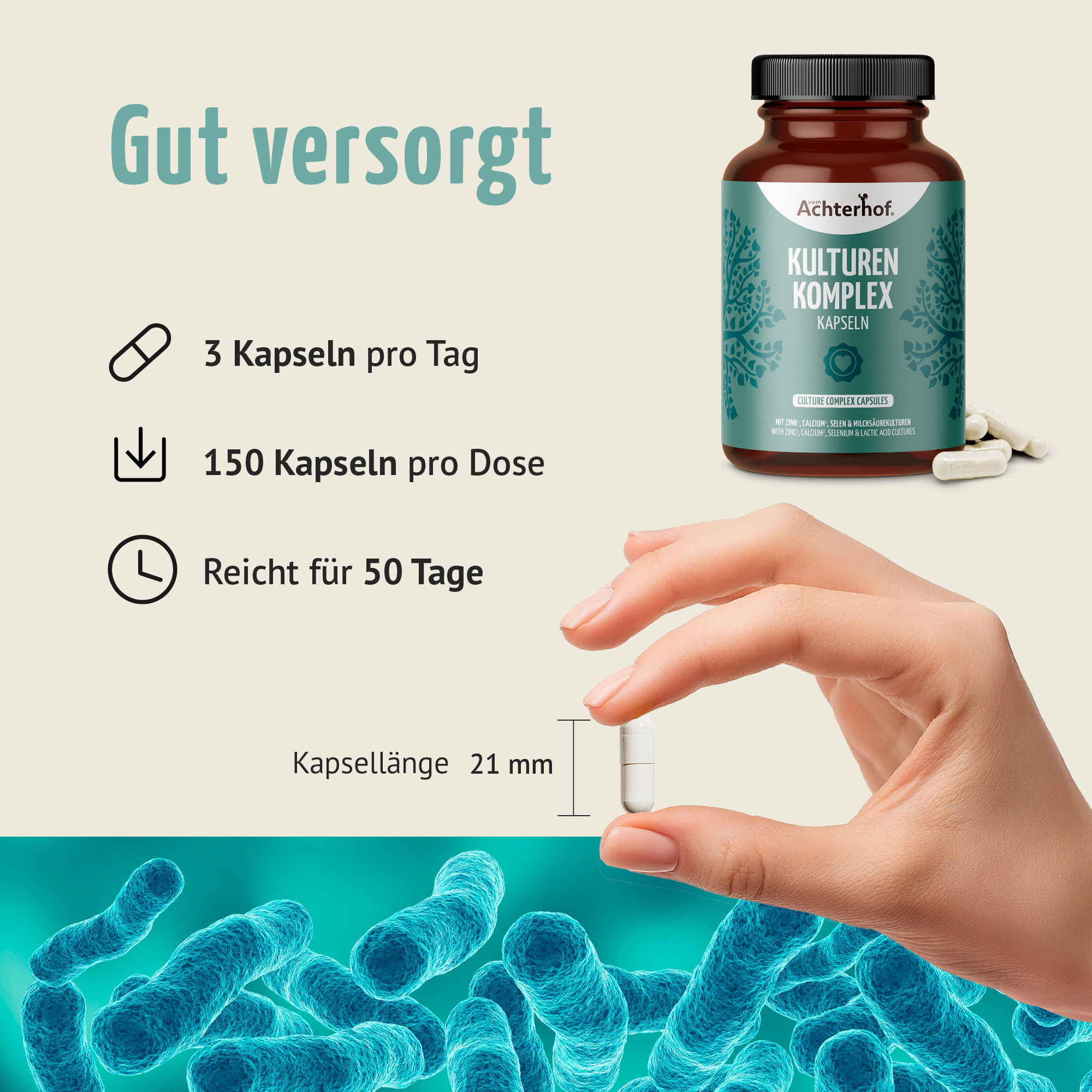 Kulturen Komplex Kapseln (150 Kapseln)