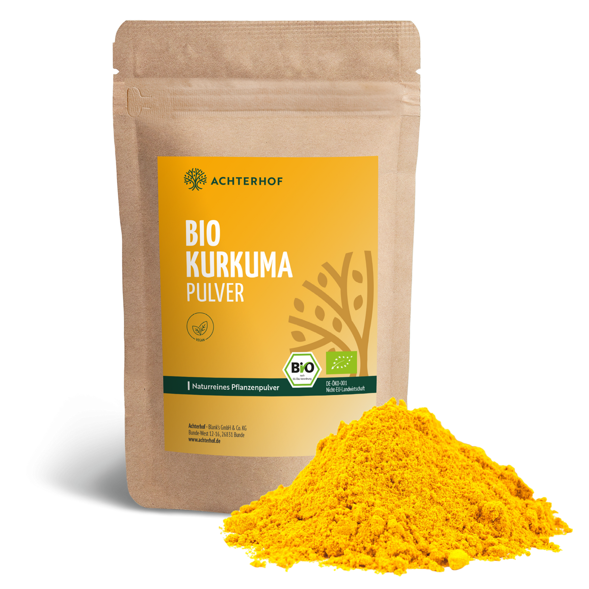 Bio Kurkuma Pulver (1000g)