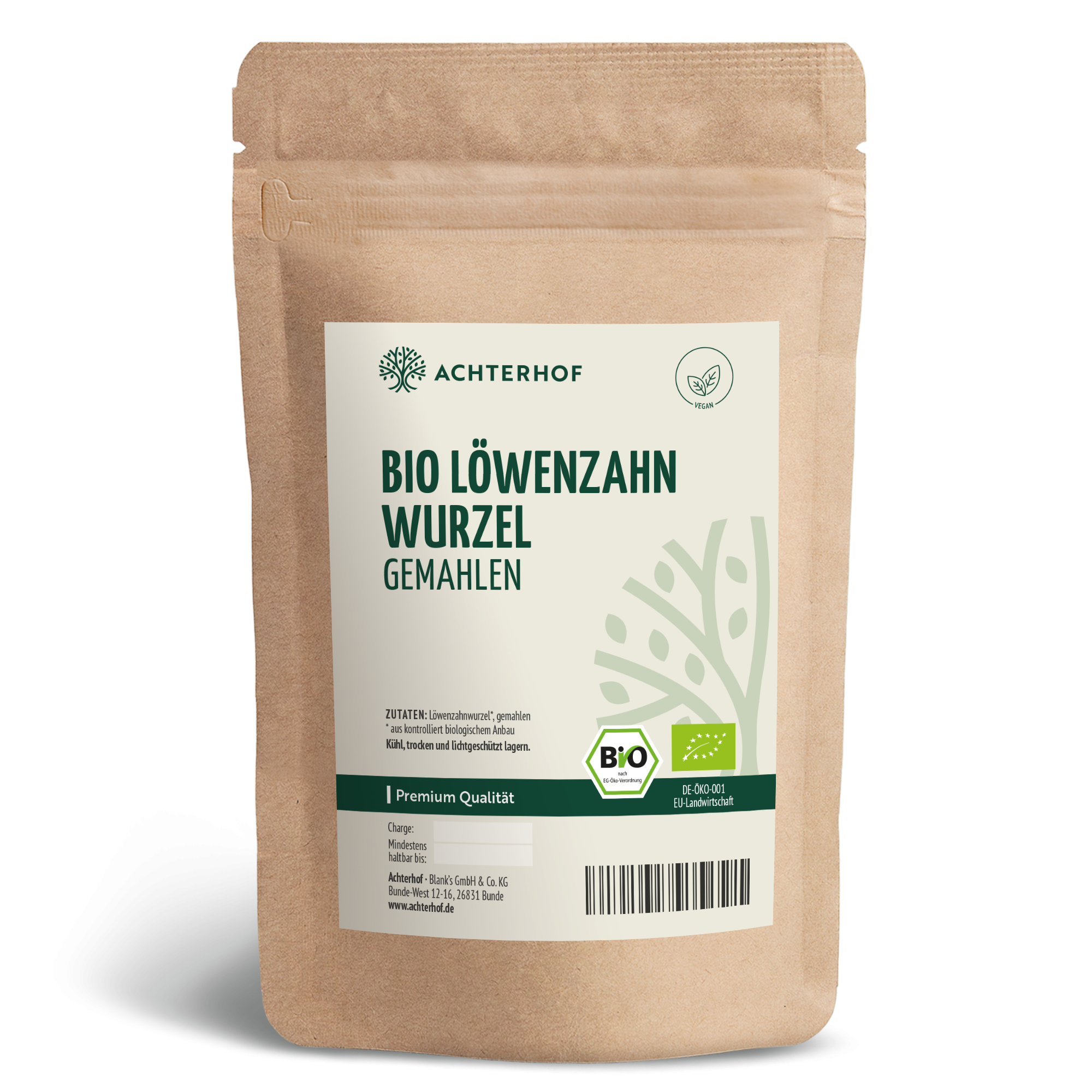Löwenzahnwurzel Pulver Bio (100g)