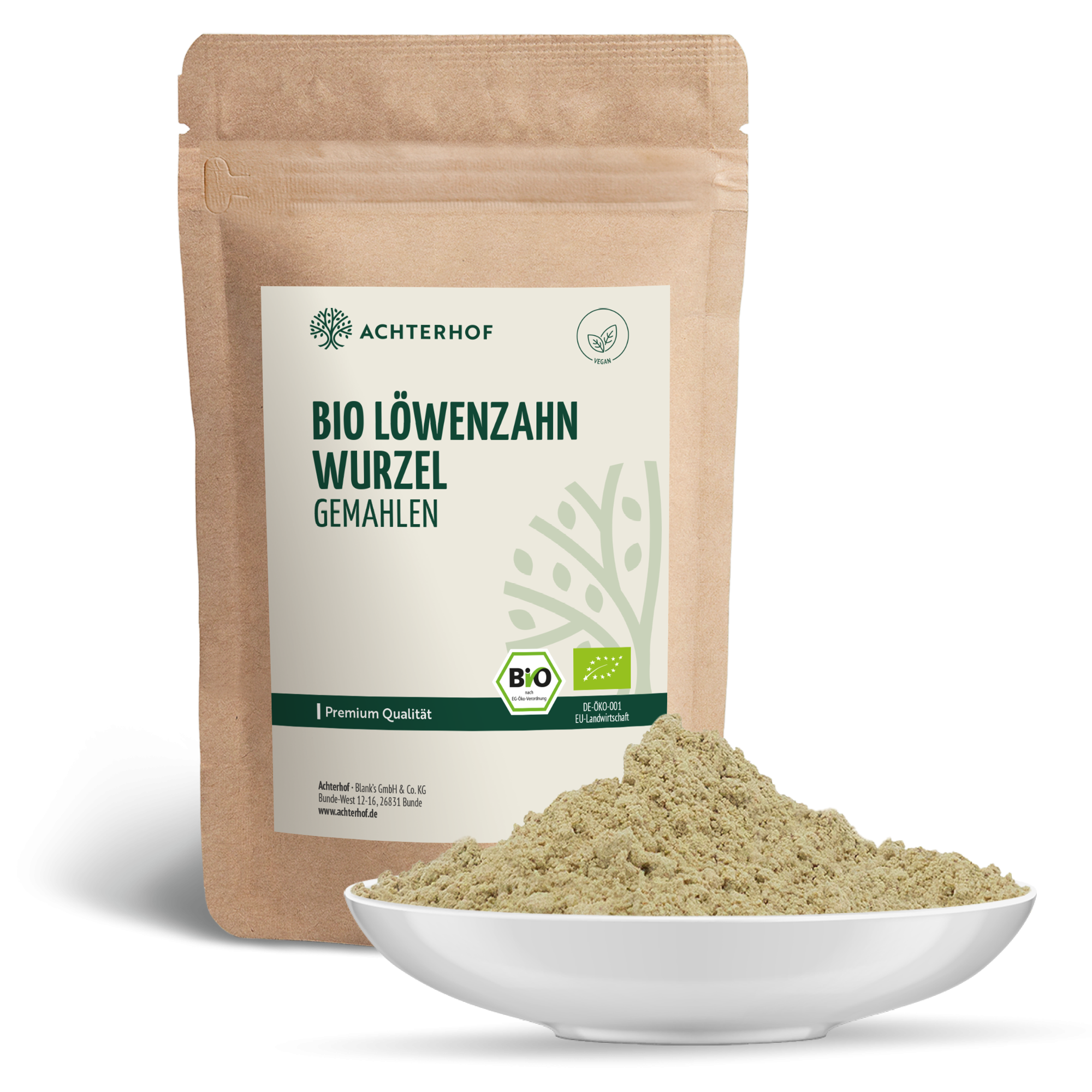 Löwenzahnwurzel Pulver Bio (250g)