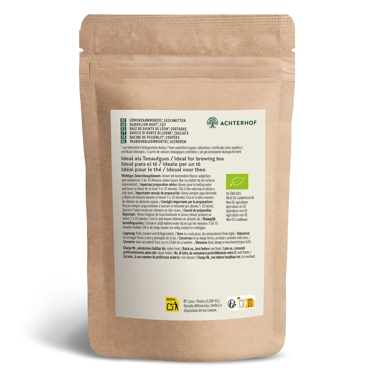 Löwenzahnwurzel geschnitten Bio (100g)